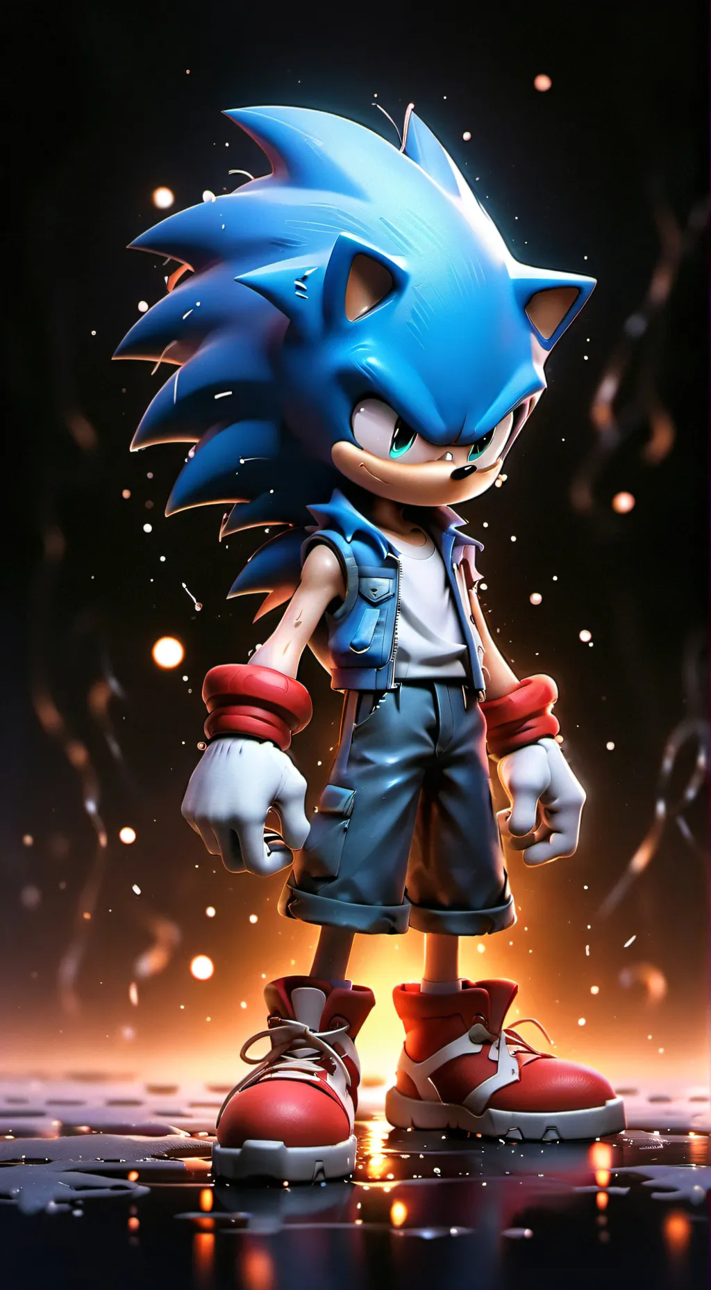 ai character: Sonic and Chloe background