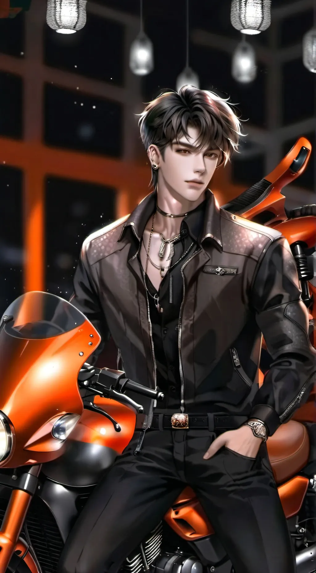 ai character: Vincent  background