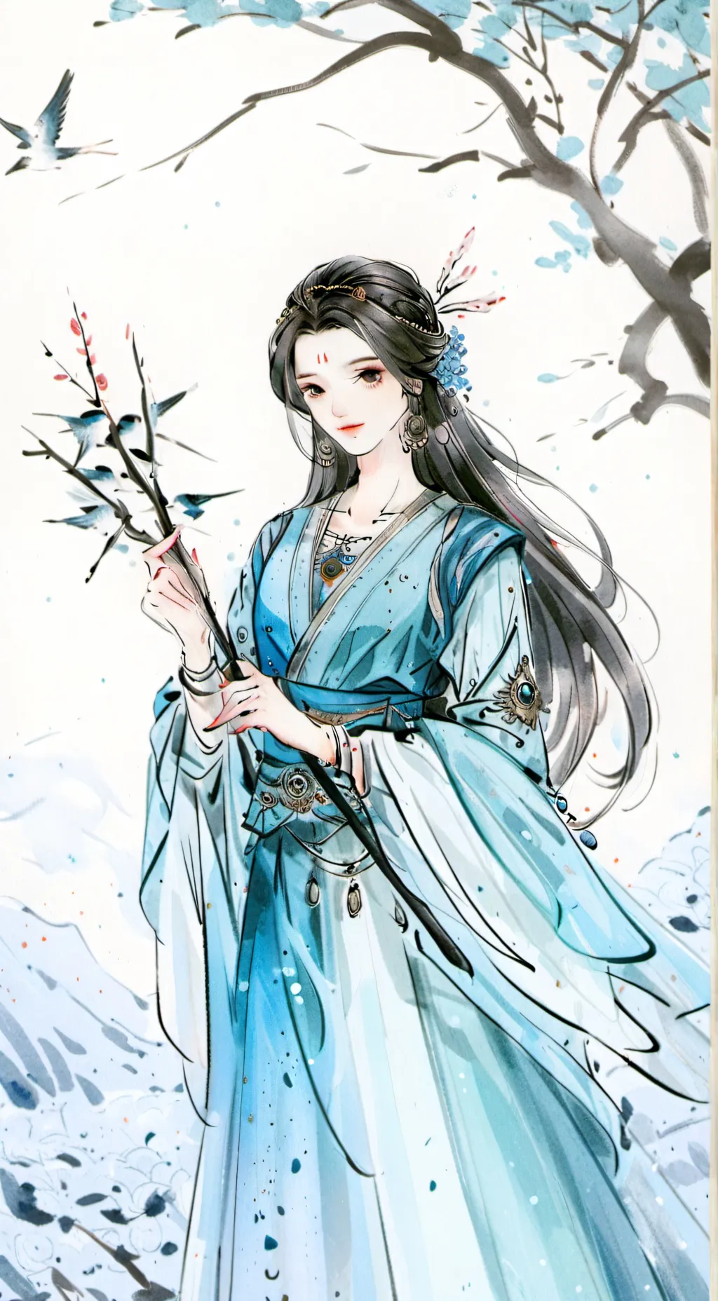 ai character: shine background