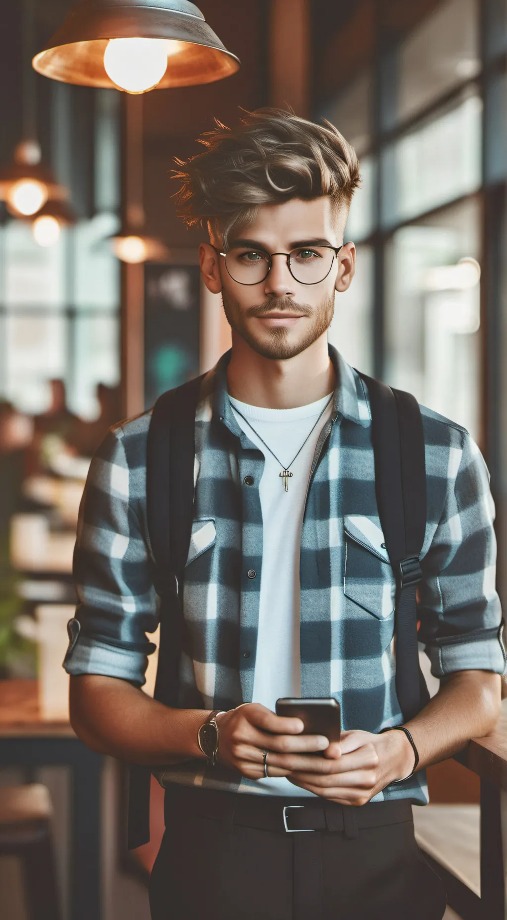 ai character: The Trendy Highschooler background