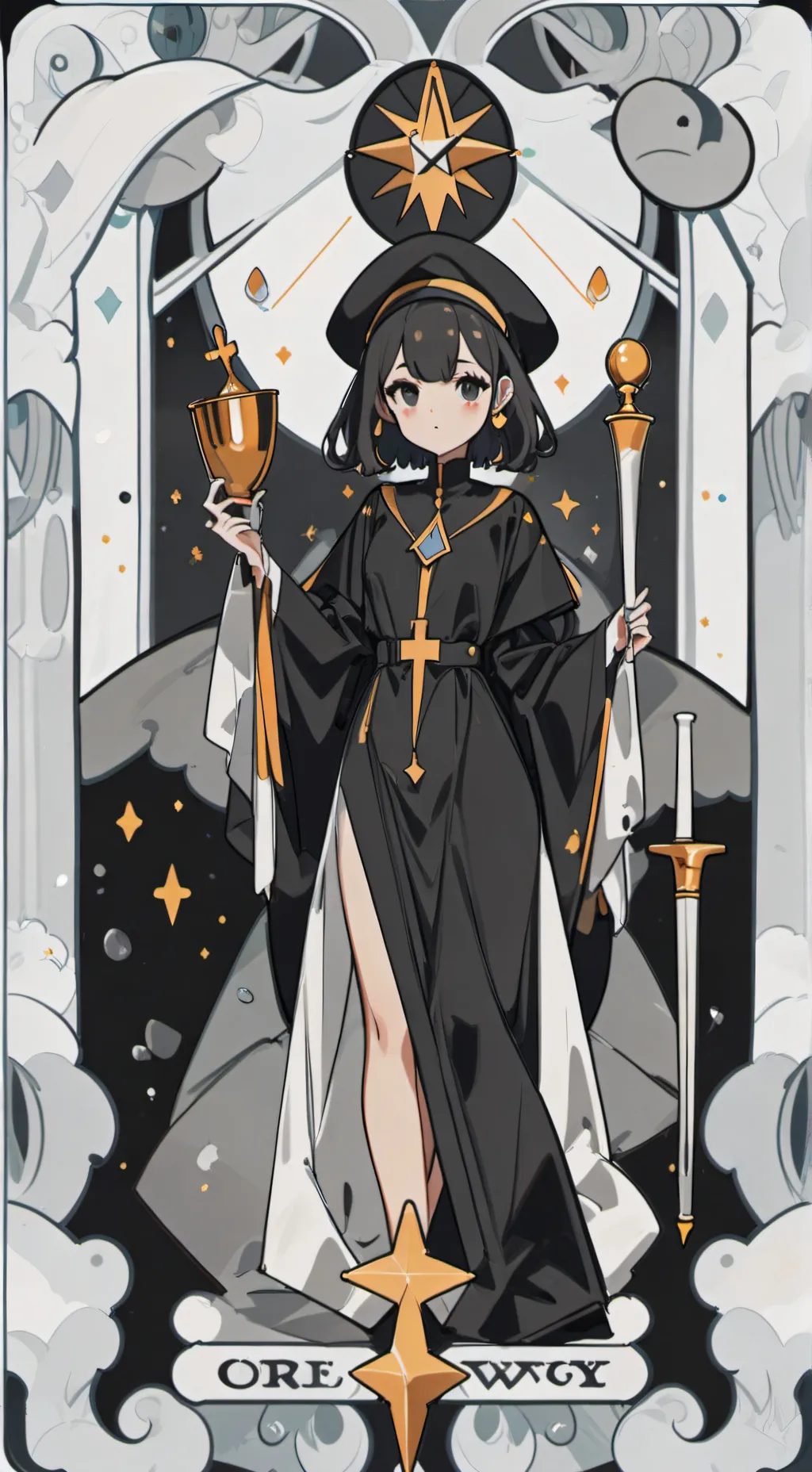 ai character: school power level background