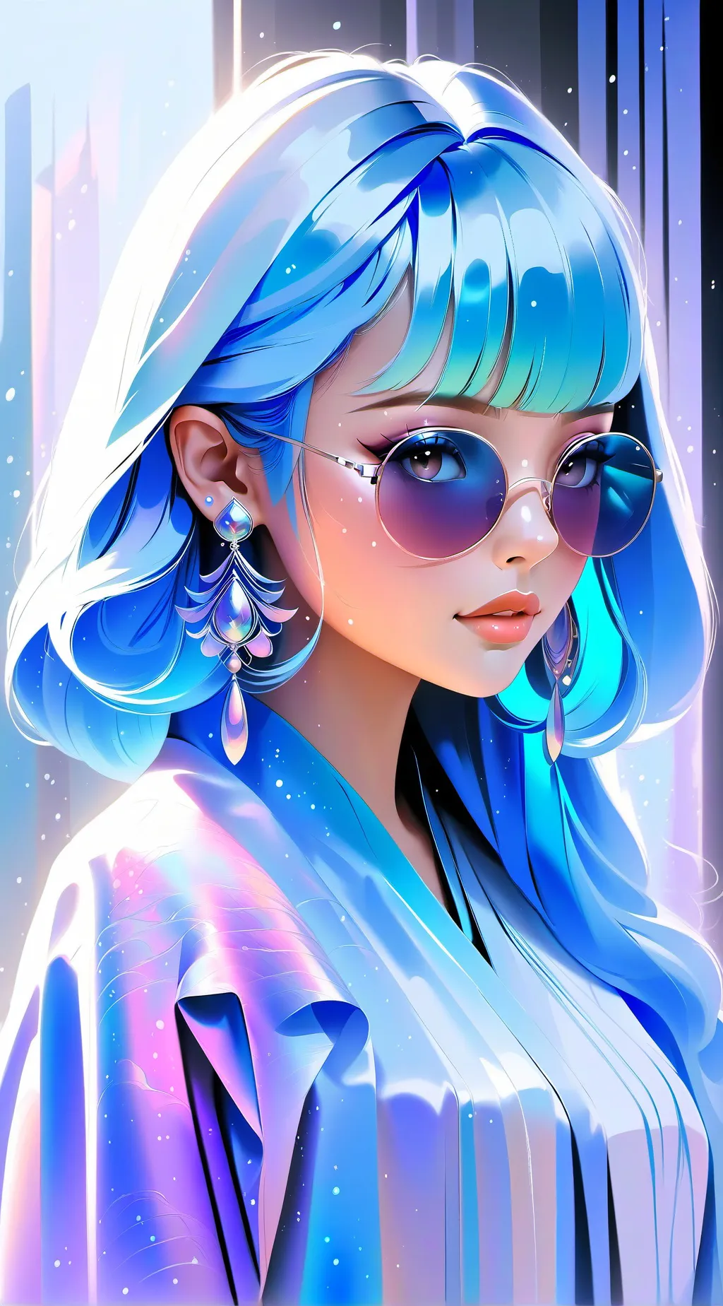 ai character: luna background