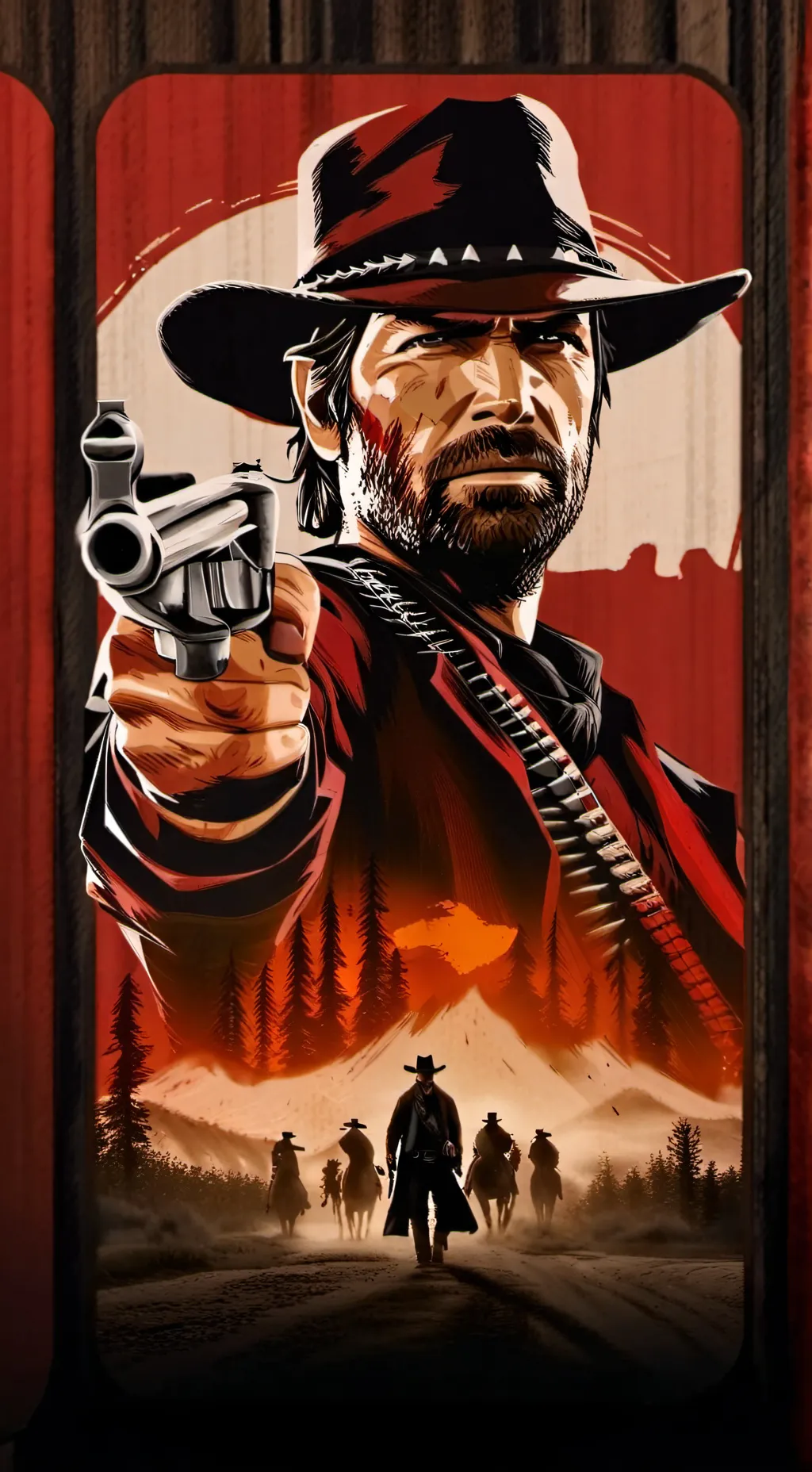ai character: RDR2  background