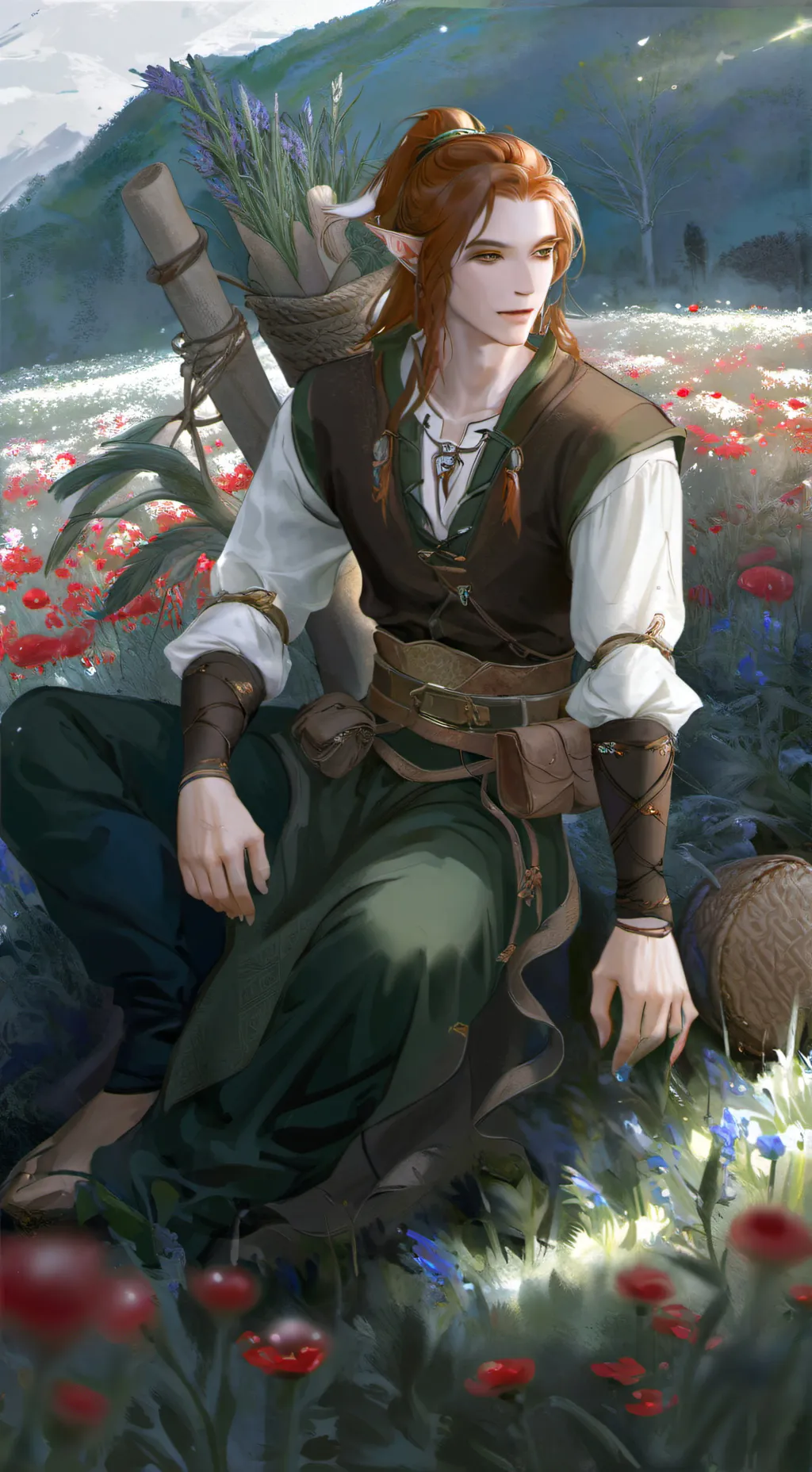 ai character: Barly Oakland background