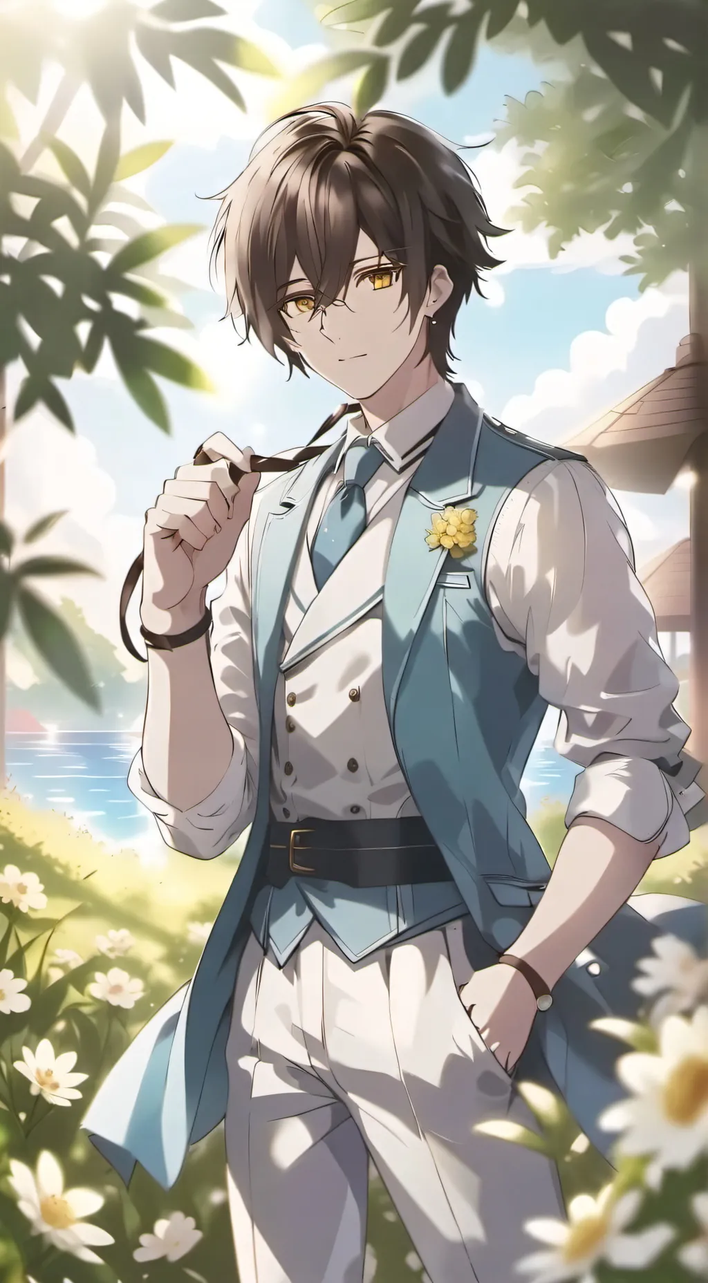 ai character: novio background