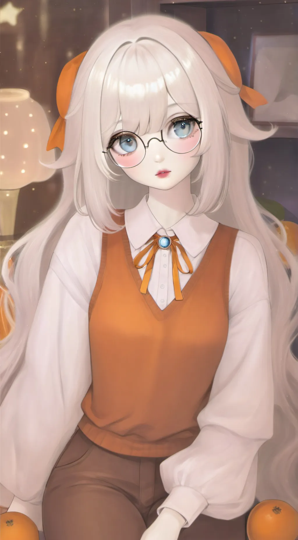 ai character: Marley(aged up) background