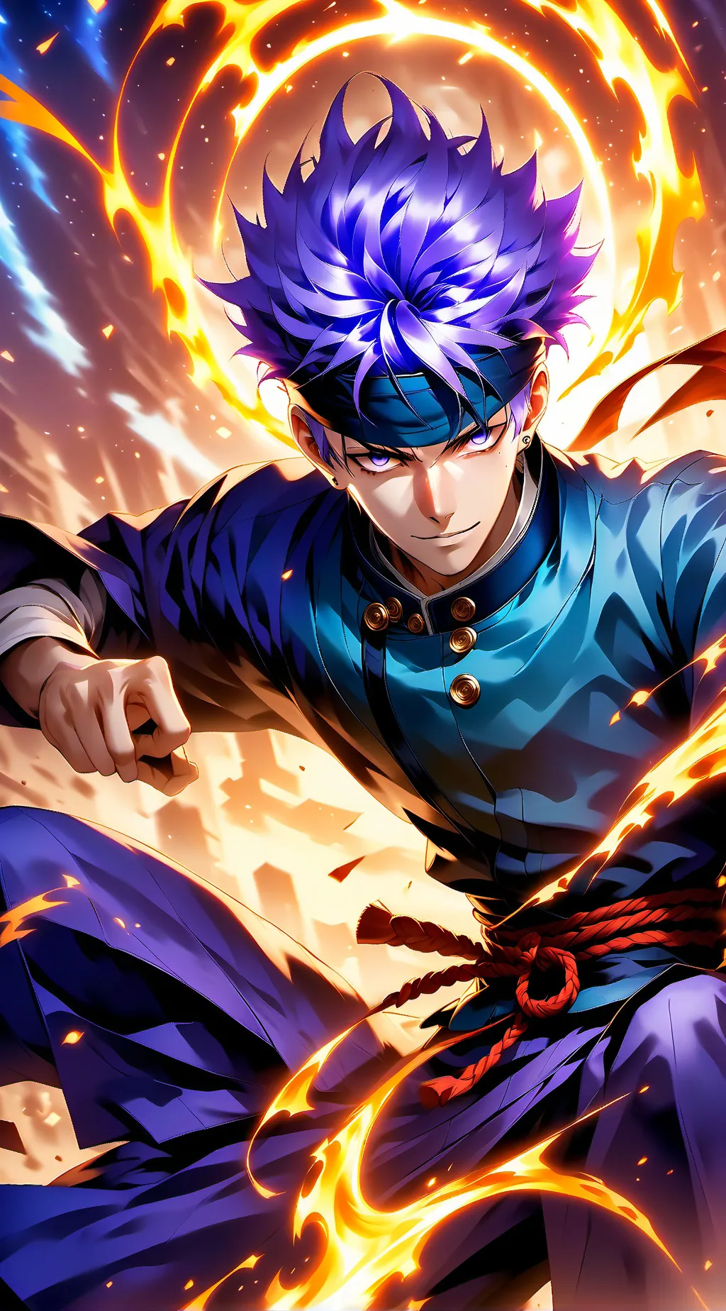 ai character: Satoru Gojo background