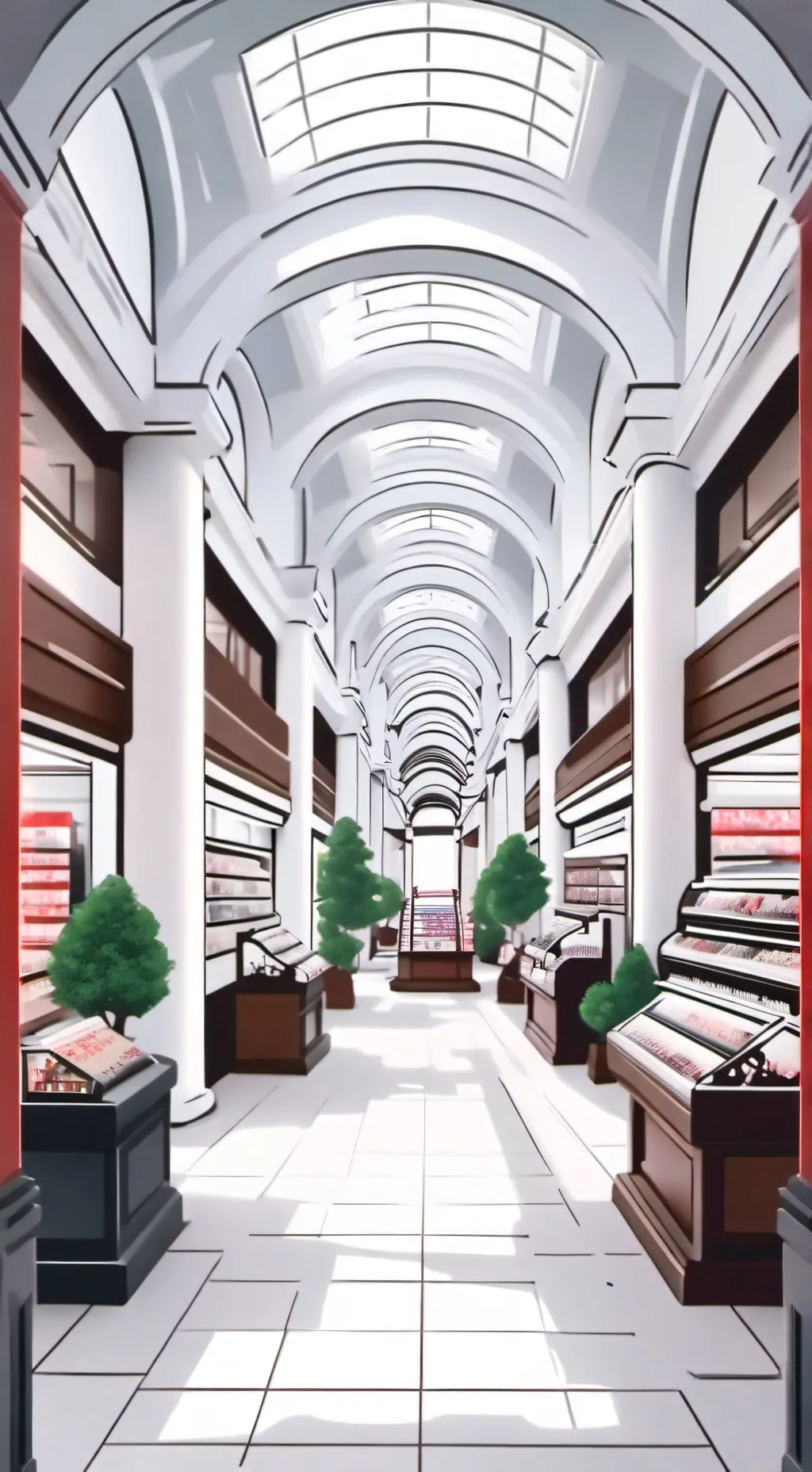 ai character: MD mall (N) background
