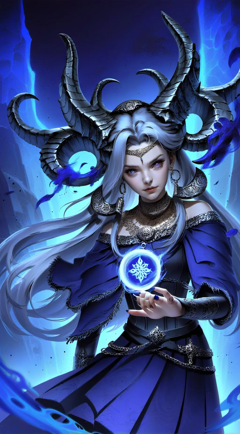 ai character: Lyra background