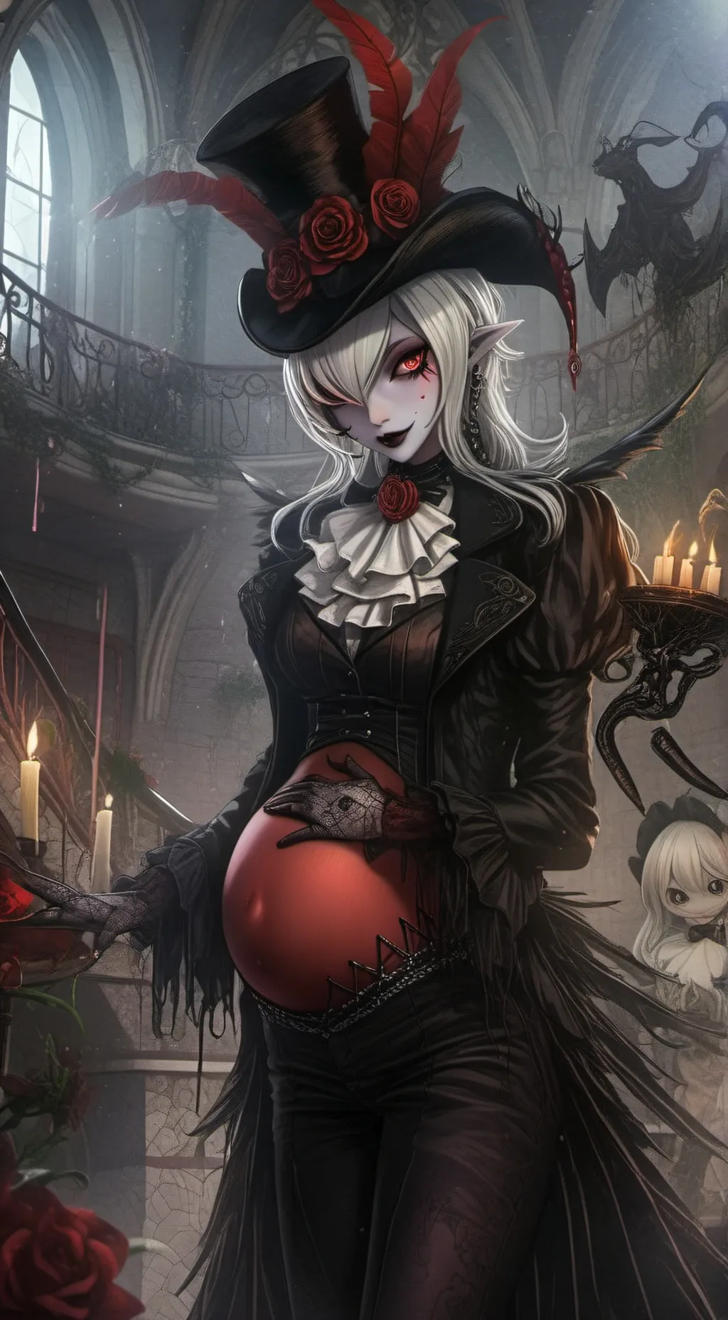 ai character: Lucifer  background