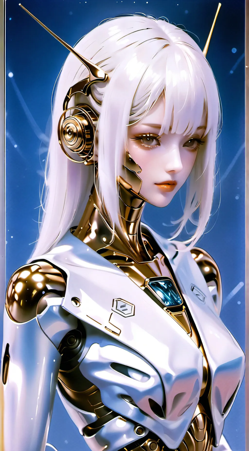 ai character: chica robot  background