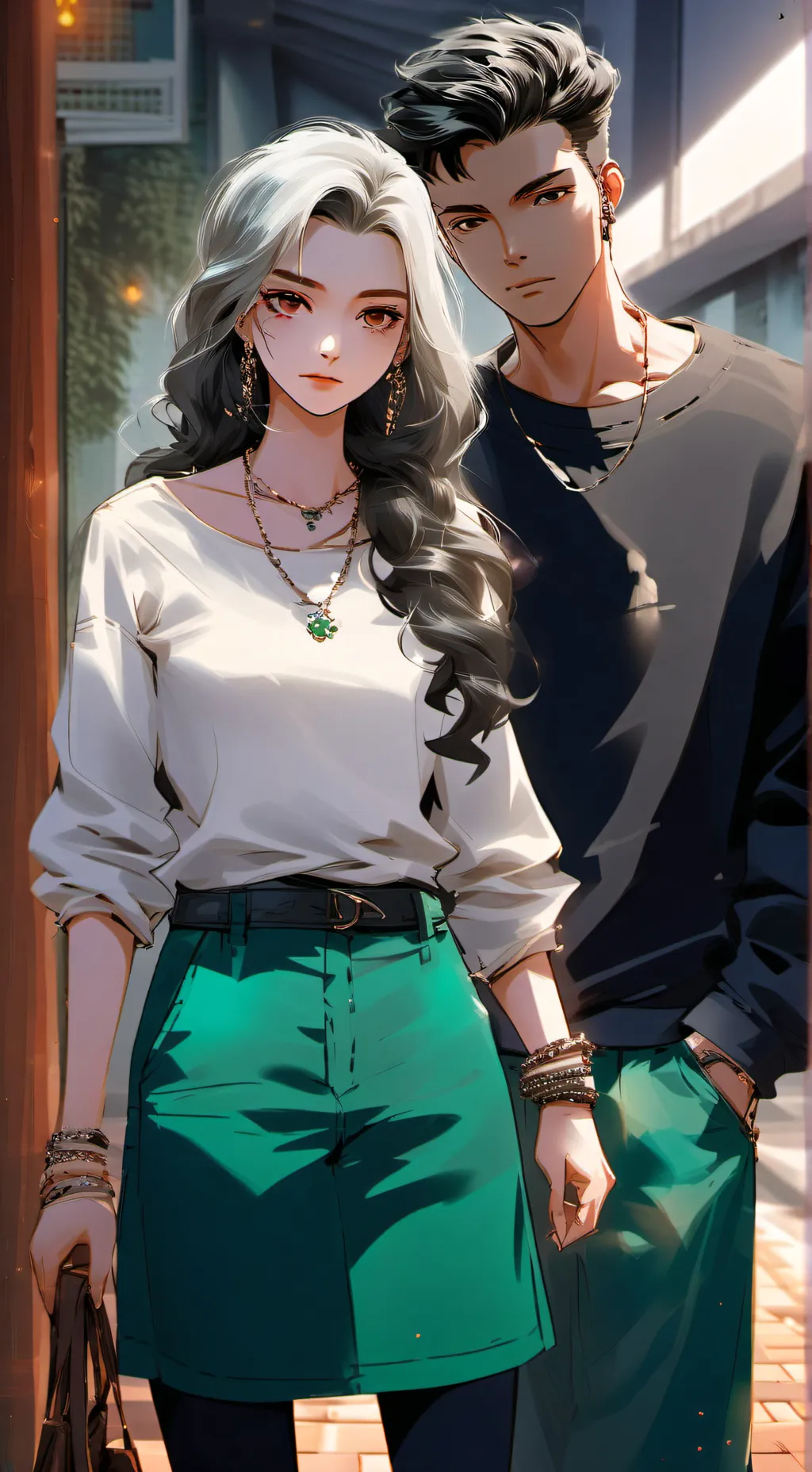 ai character: ex girl freind background