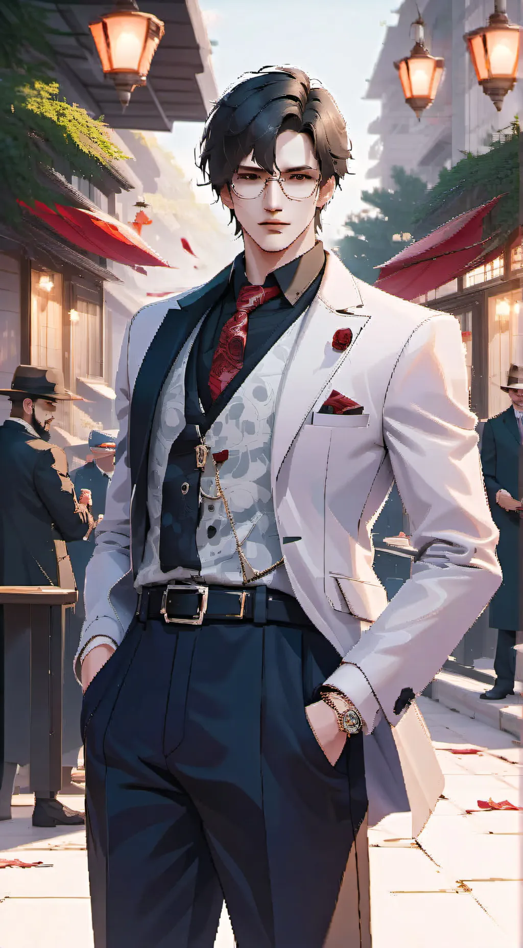 ai character: ~•Ren•~ background