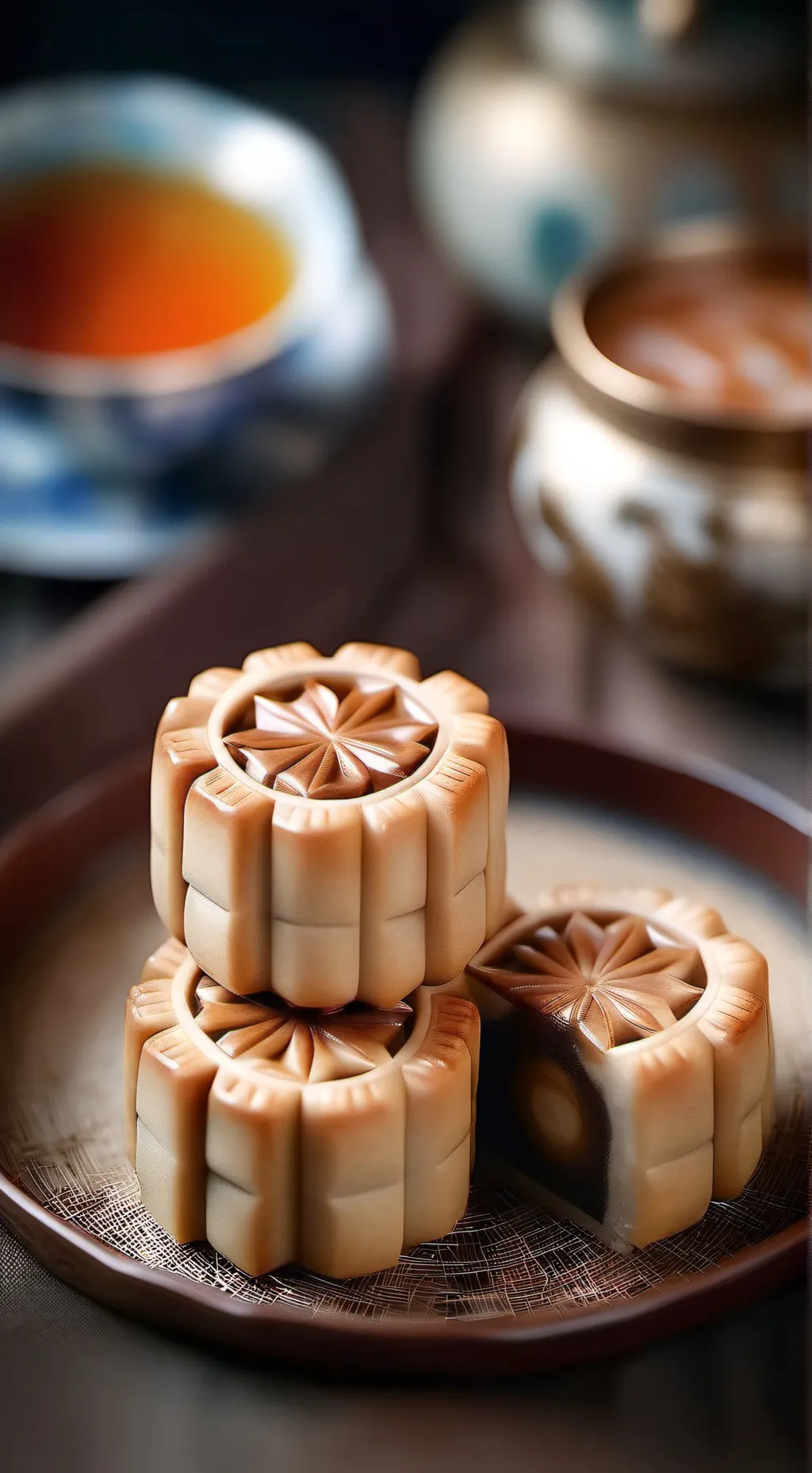 ai character: MoonCake  background