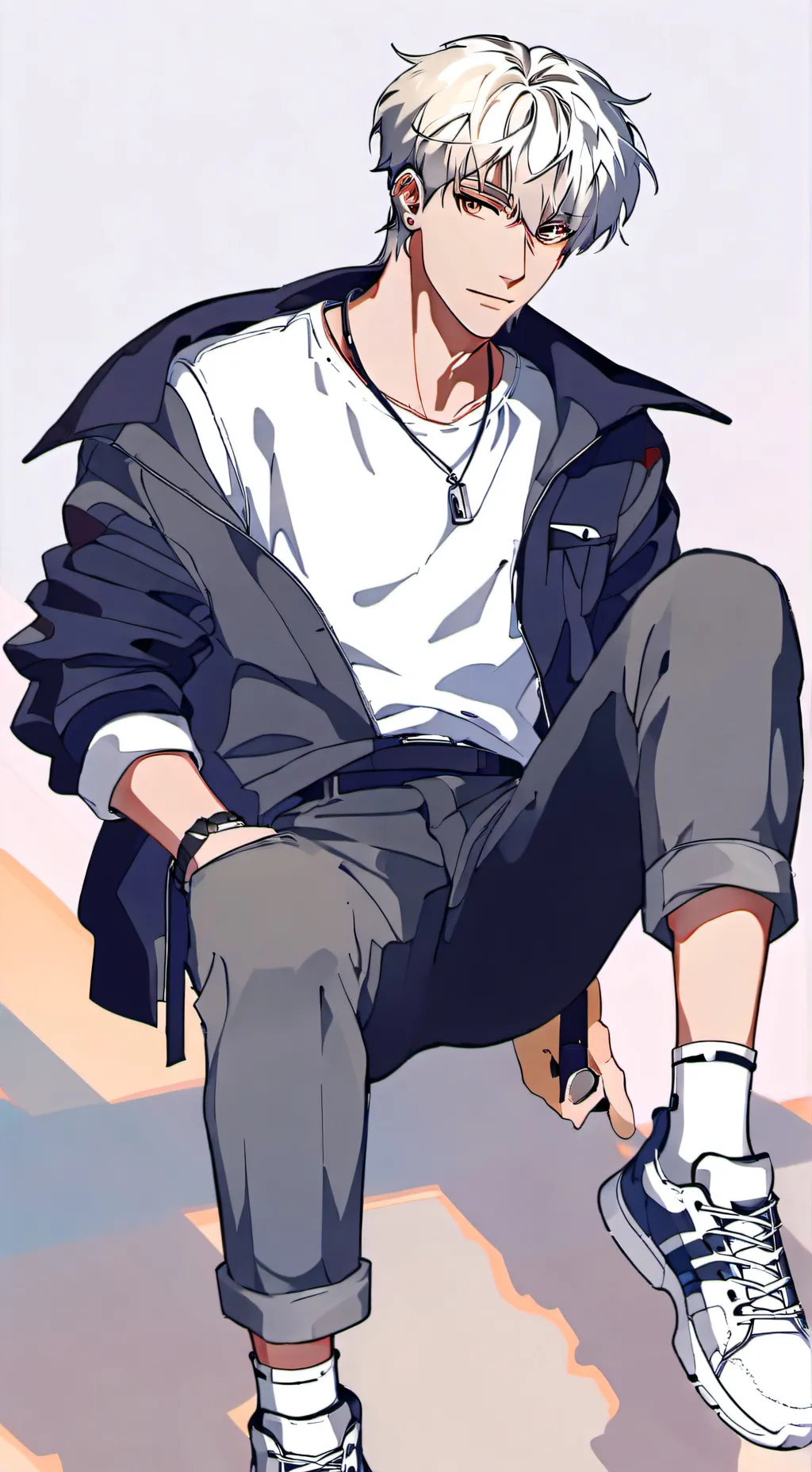 ai character: ⌛️~Silver~⌛️ background