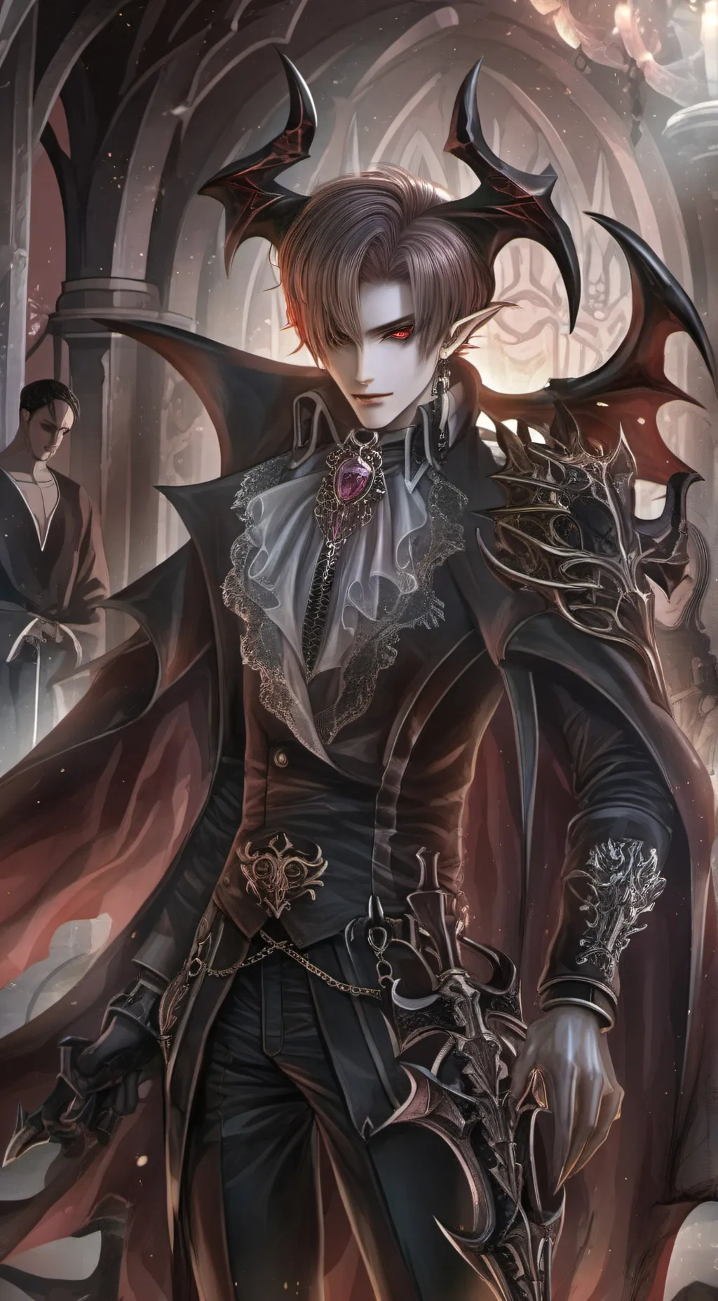 ai character: Demon king background