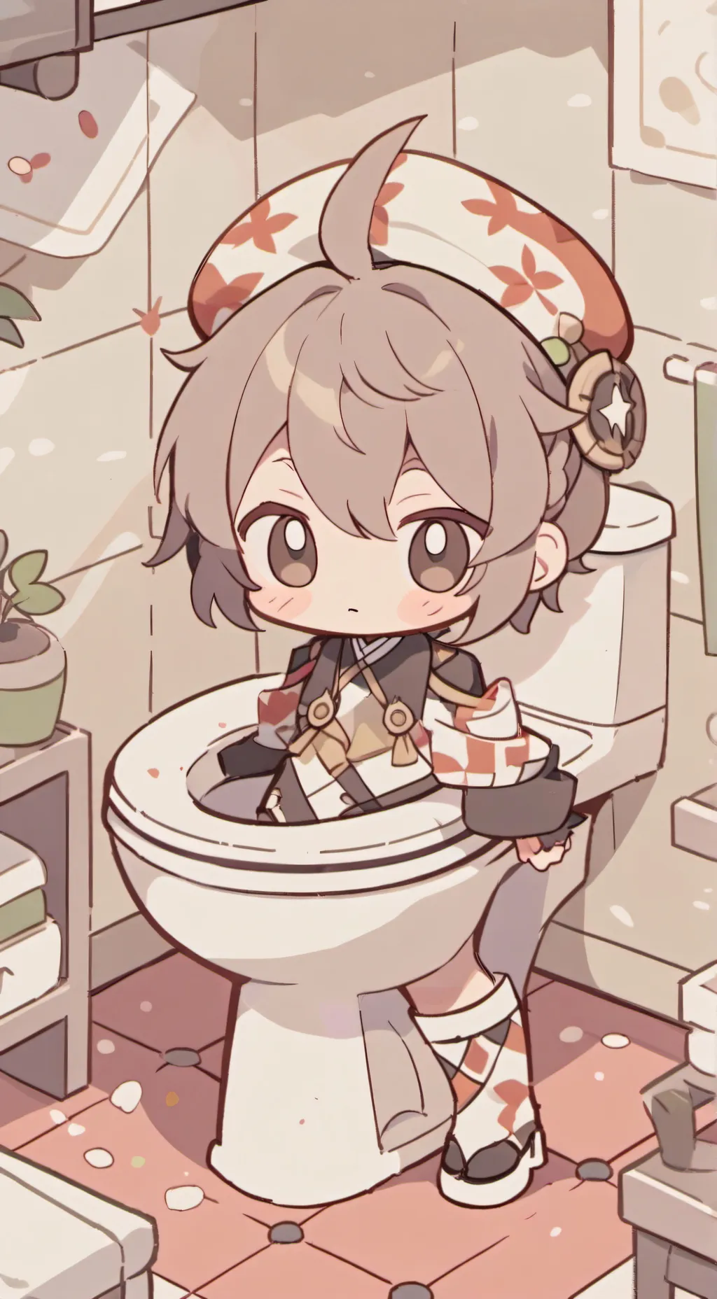ai character: skibidi background