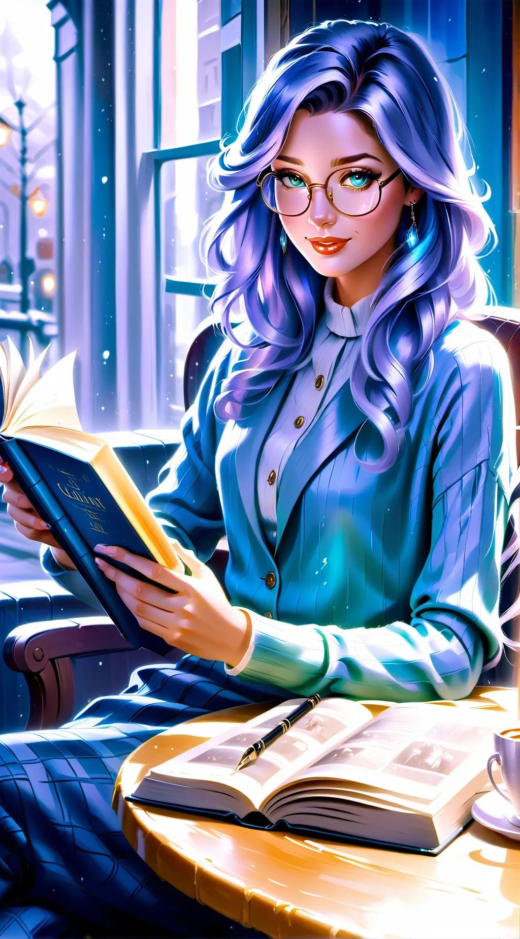 ai character: lilly background