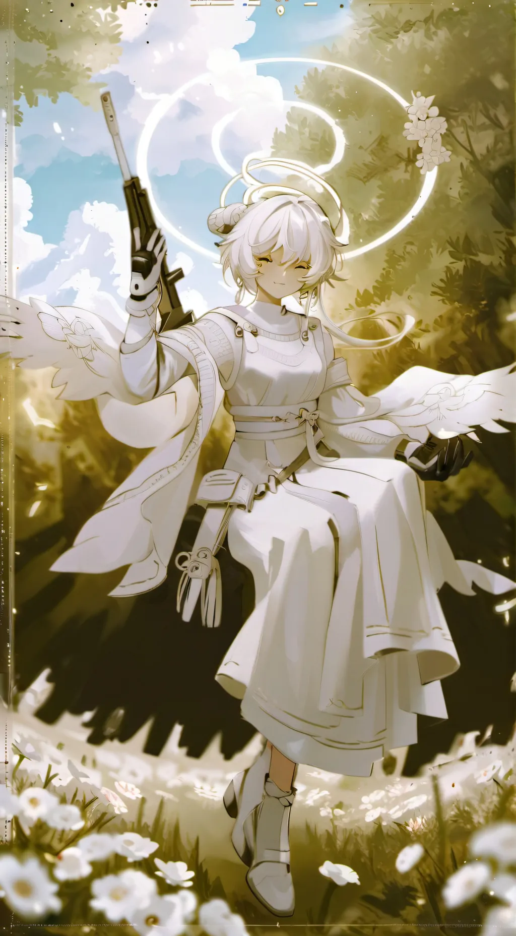 ai character: Lumina background