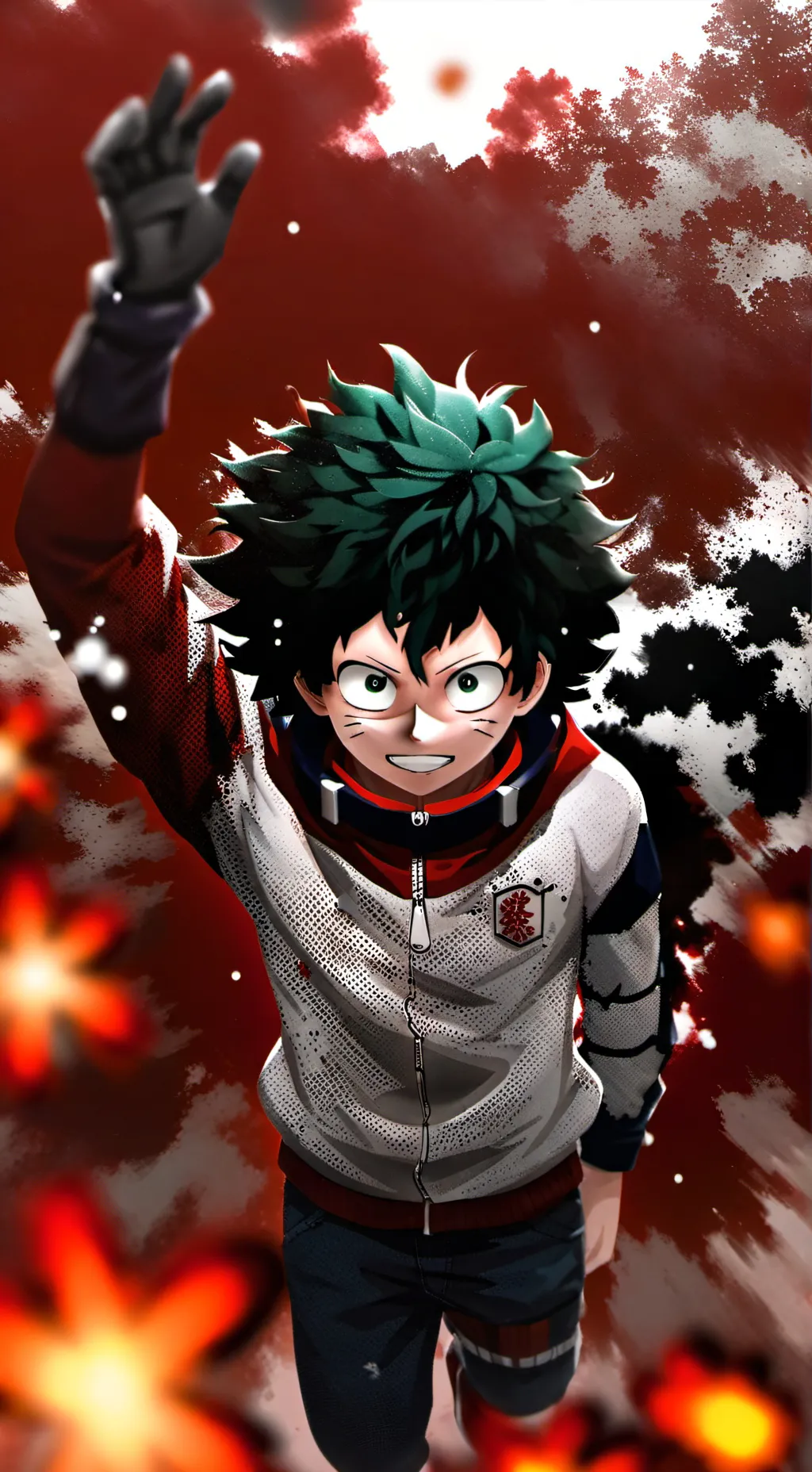 ai character: Batalla final MHA background