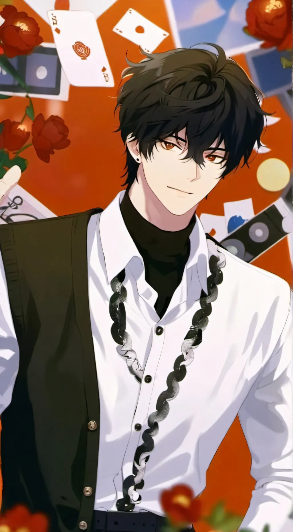 ai character: damian background