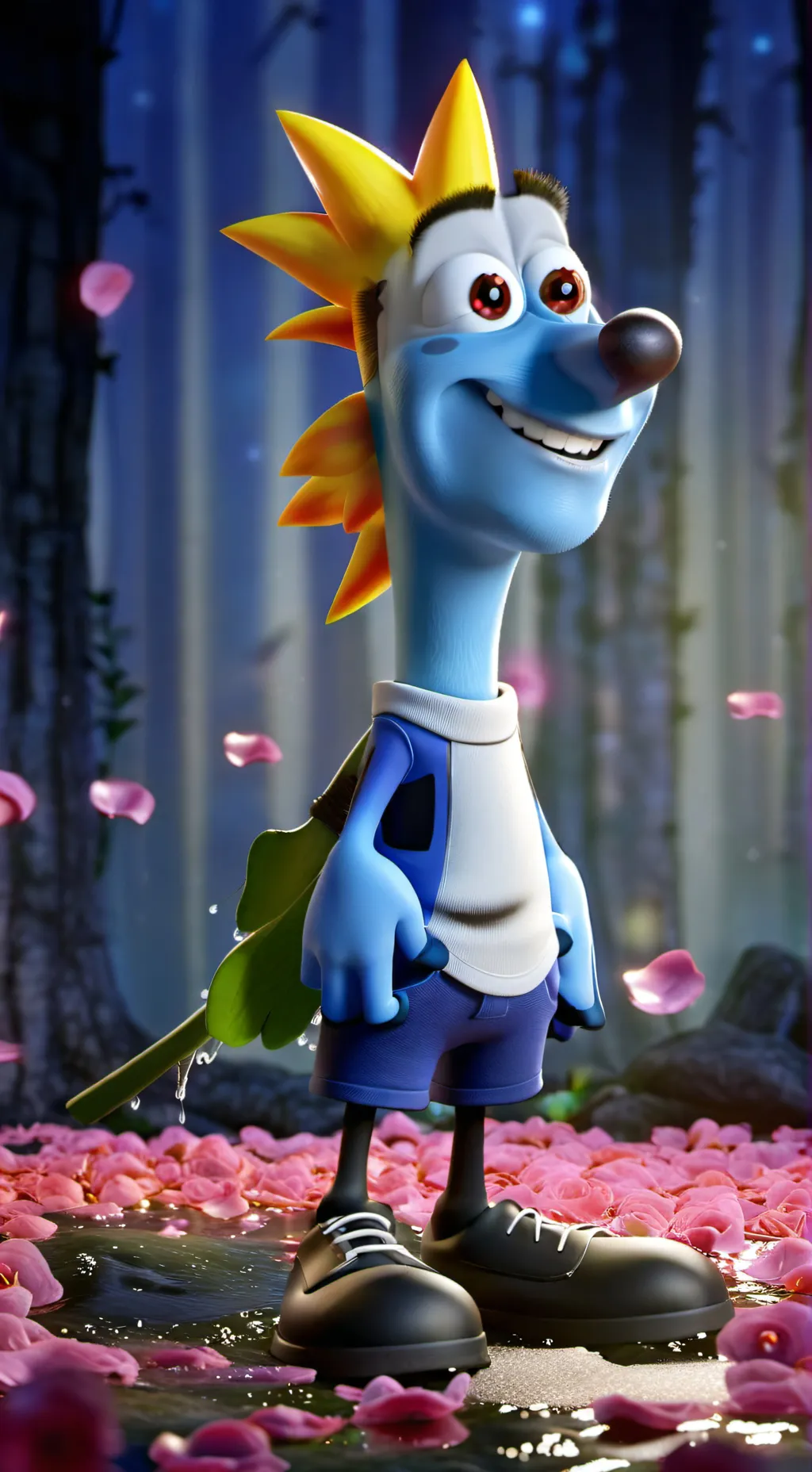 ai character: snocik the heckhok background