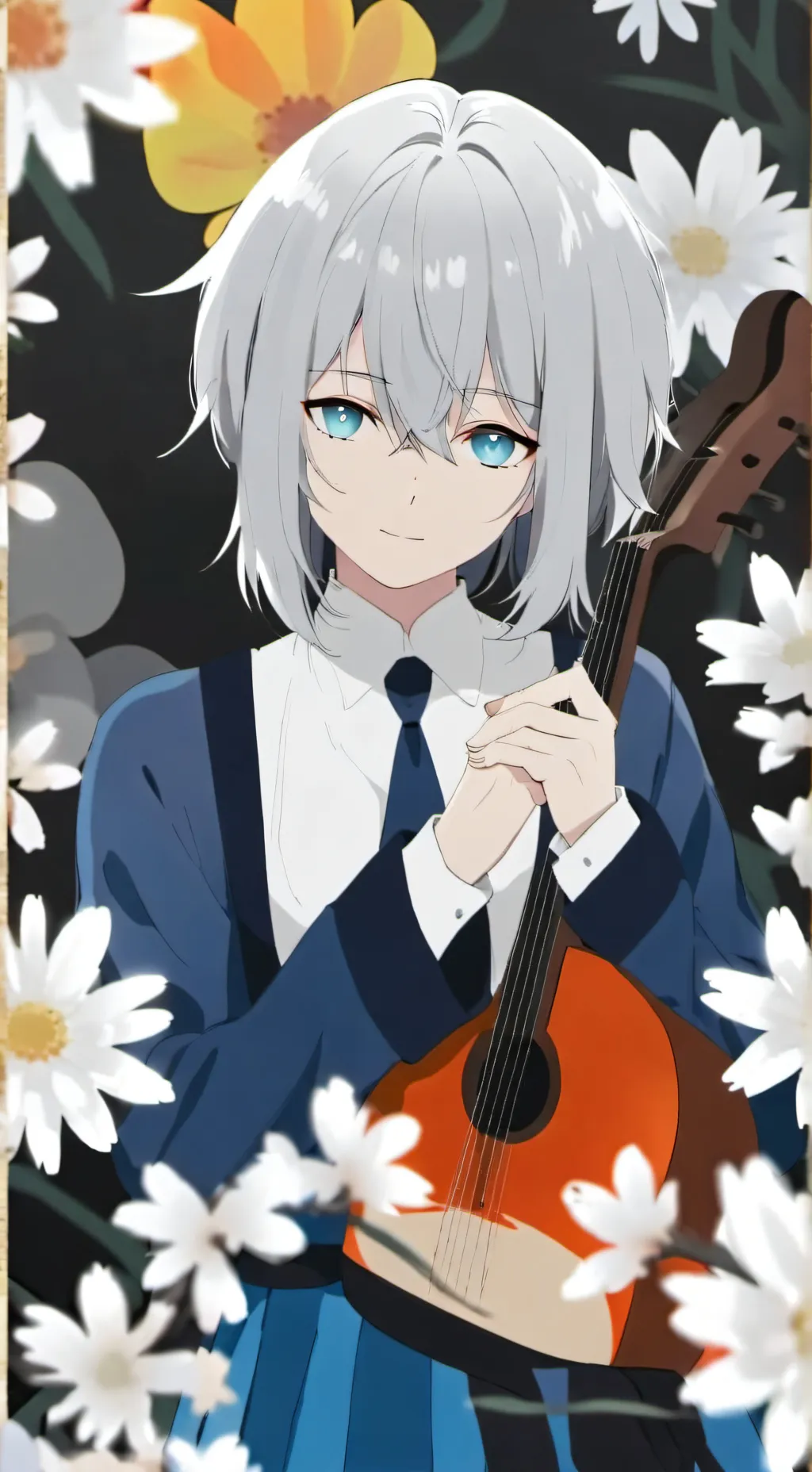 ai character: Ashley  background