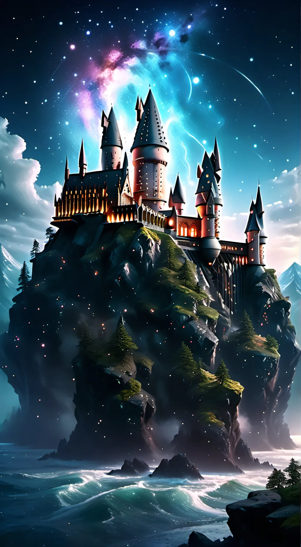 ai character: Hogwarts background