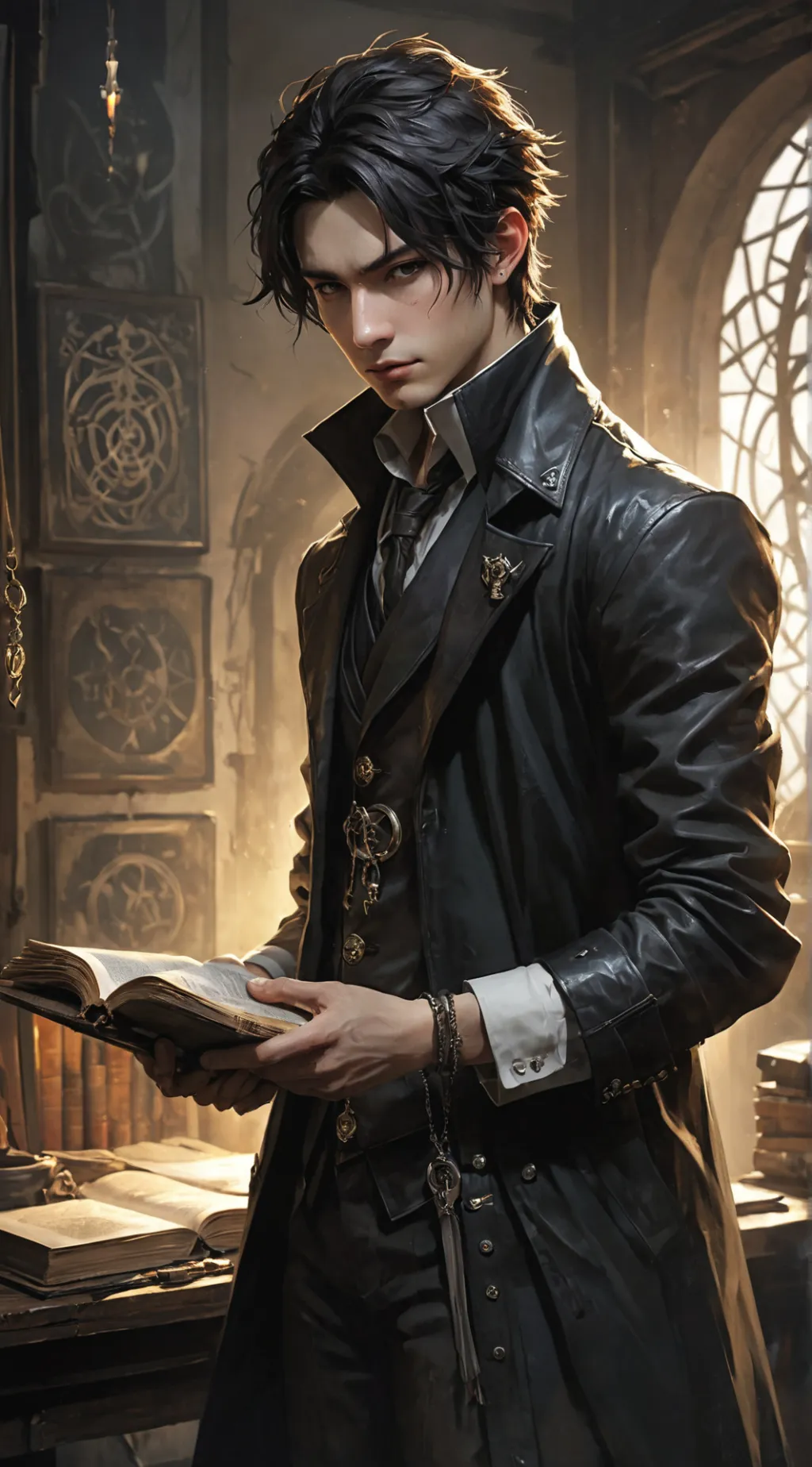 ai character: Lucien background