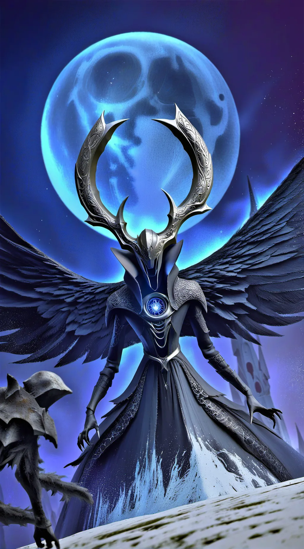 ai character: D2 the witch queen background