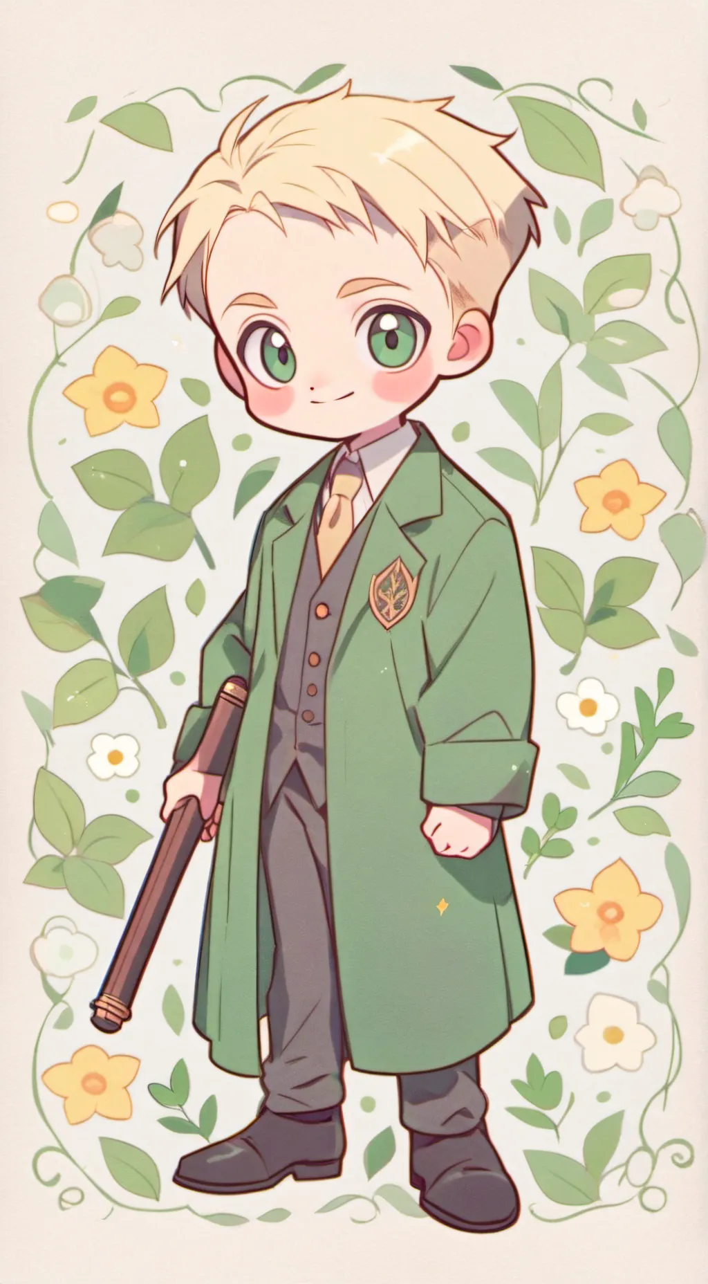 ai character: Draco Malfoy  background