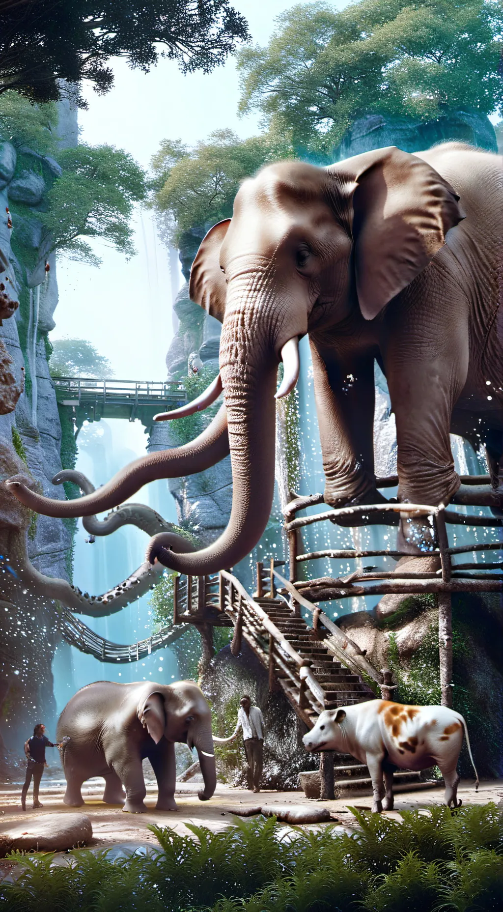 ai character: 🐯Zoo🦁 background