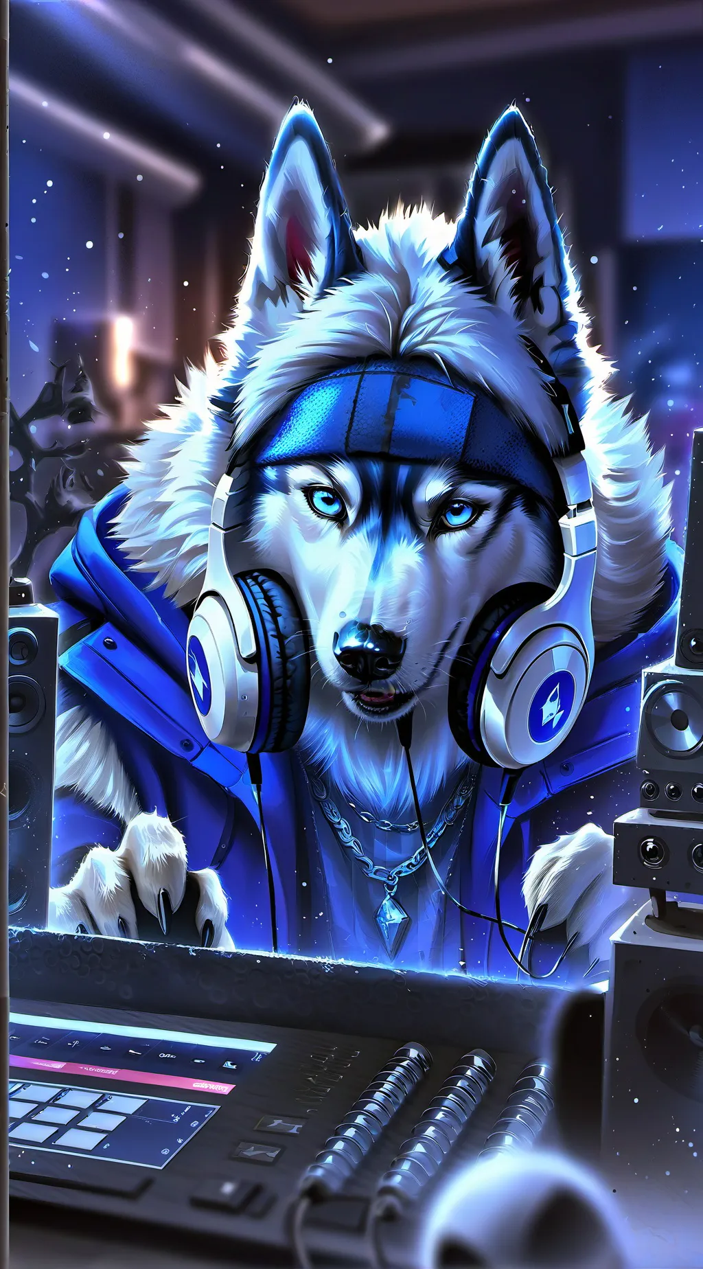 ai character: Twitch background