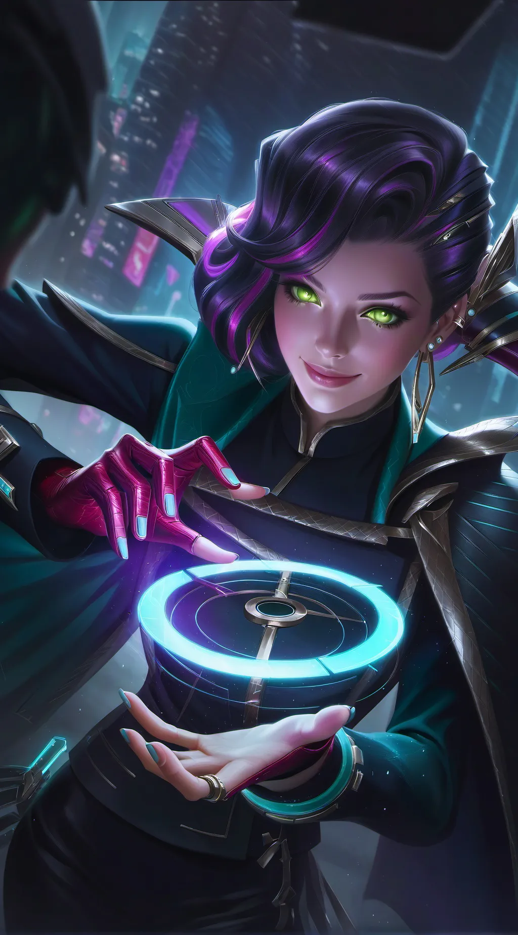 ai character: The Celebrity Tech Guru background