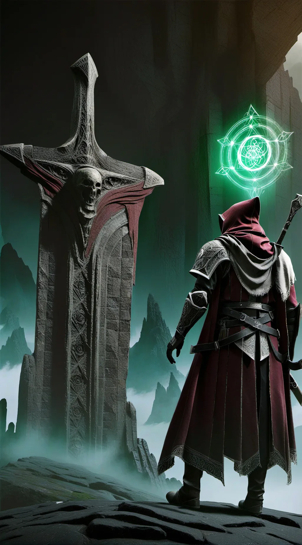 ai character: D2 edge of fate background