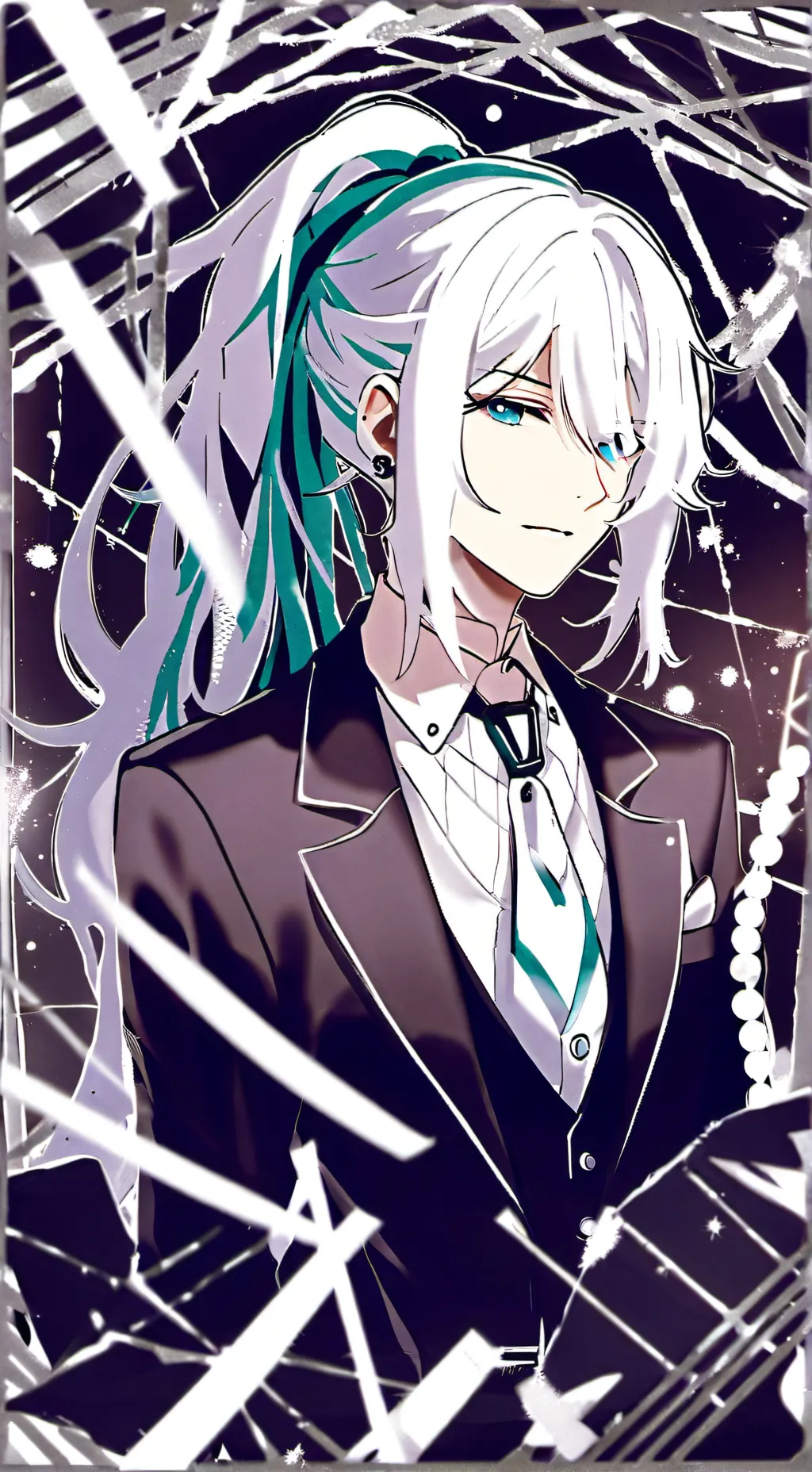 ai character: Winter background