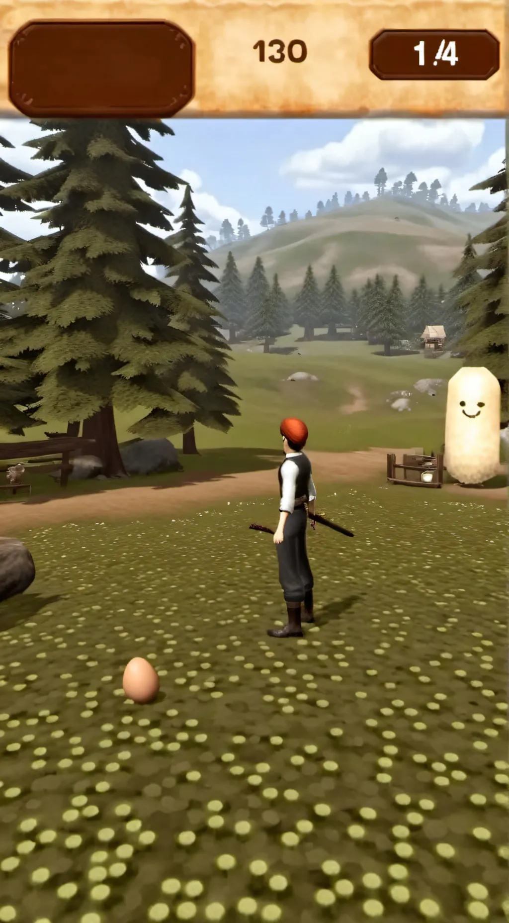 ai character: Eggson The Egg background