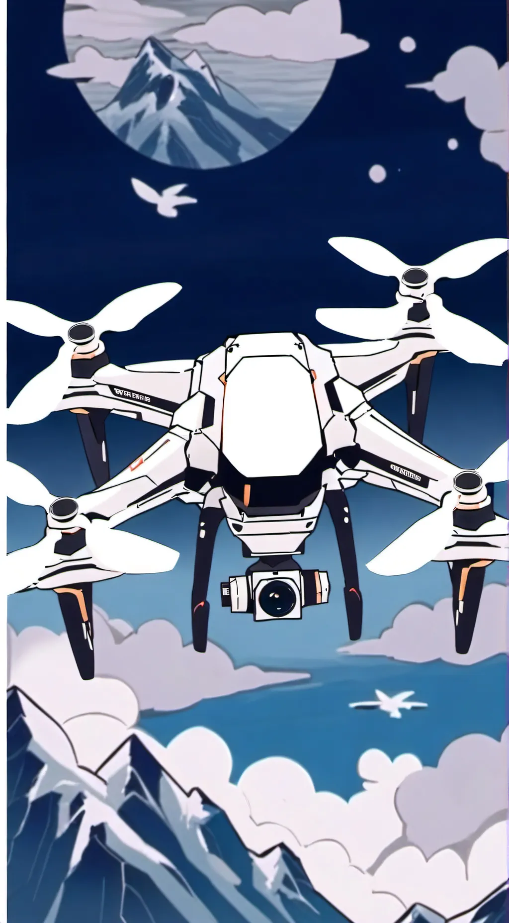 ai character: Murder drones  background