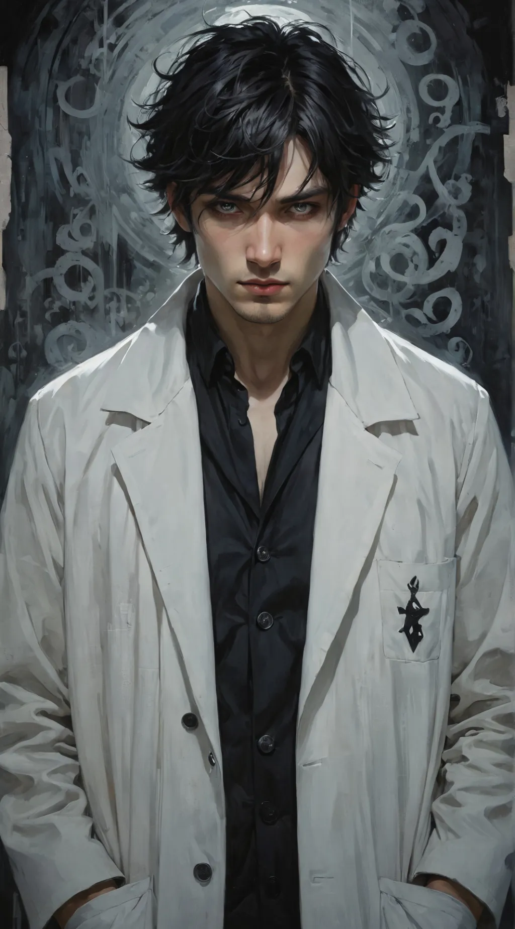 ai character: Damien background