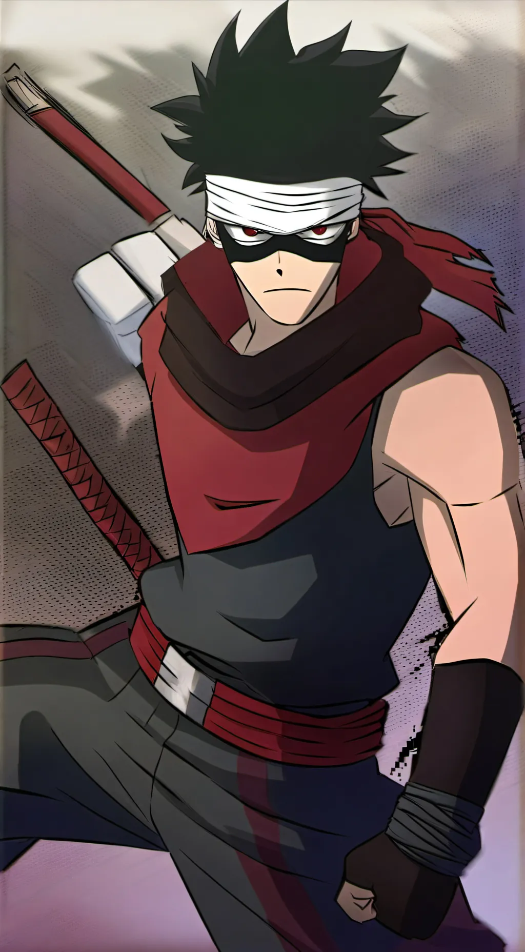 ai character: Stain background