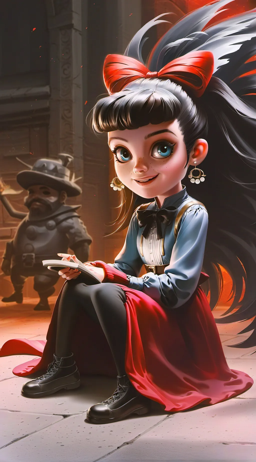 ai character: Amelia background