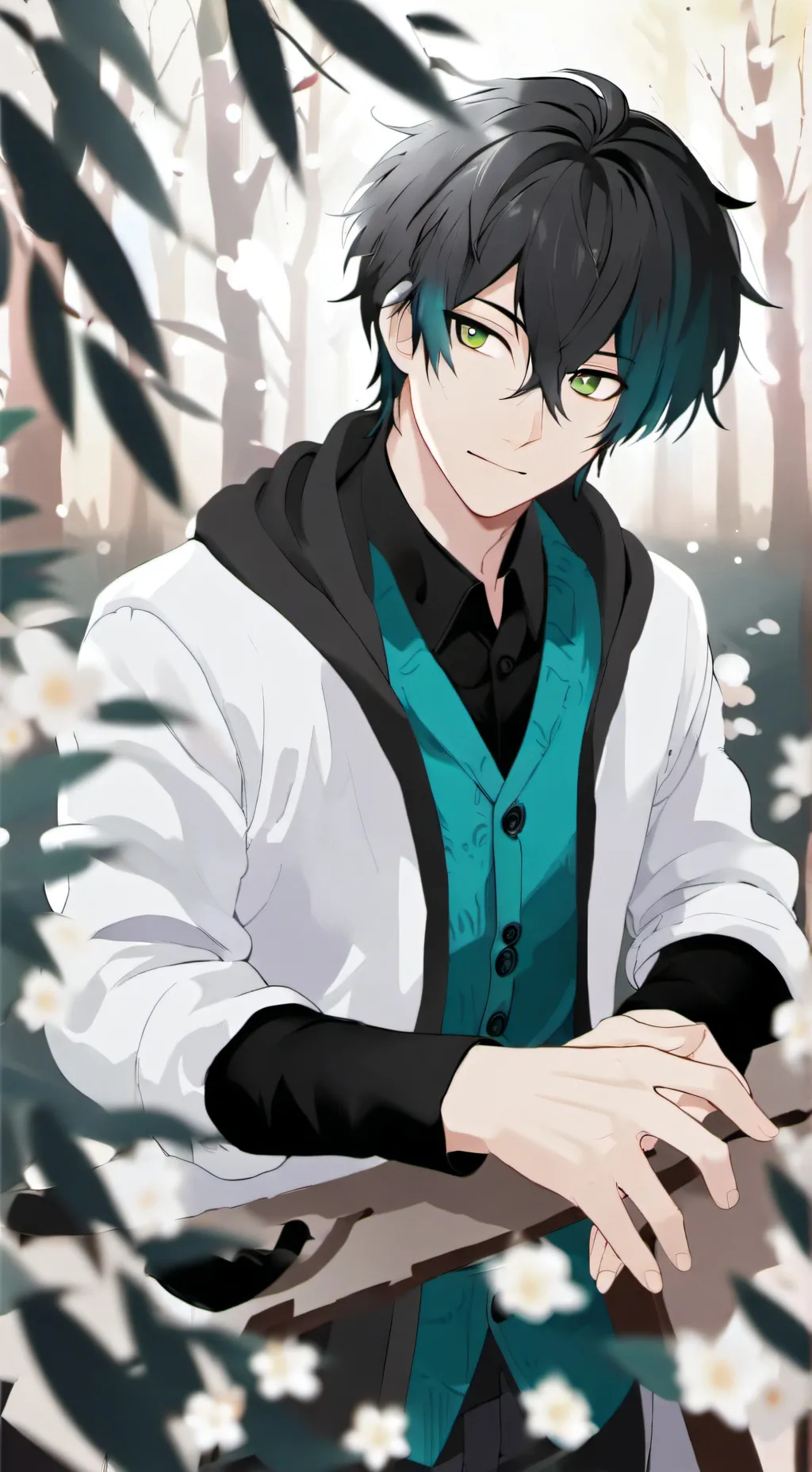 ai character: Muichiro's b-day! background