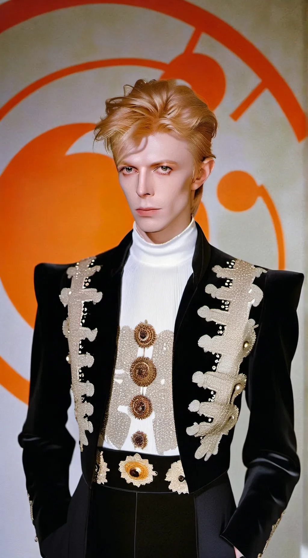 ai character: David Bowie background