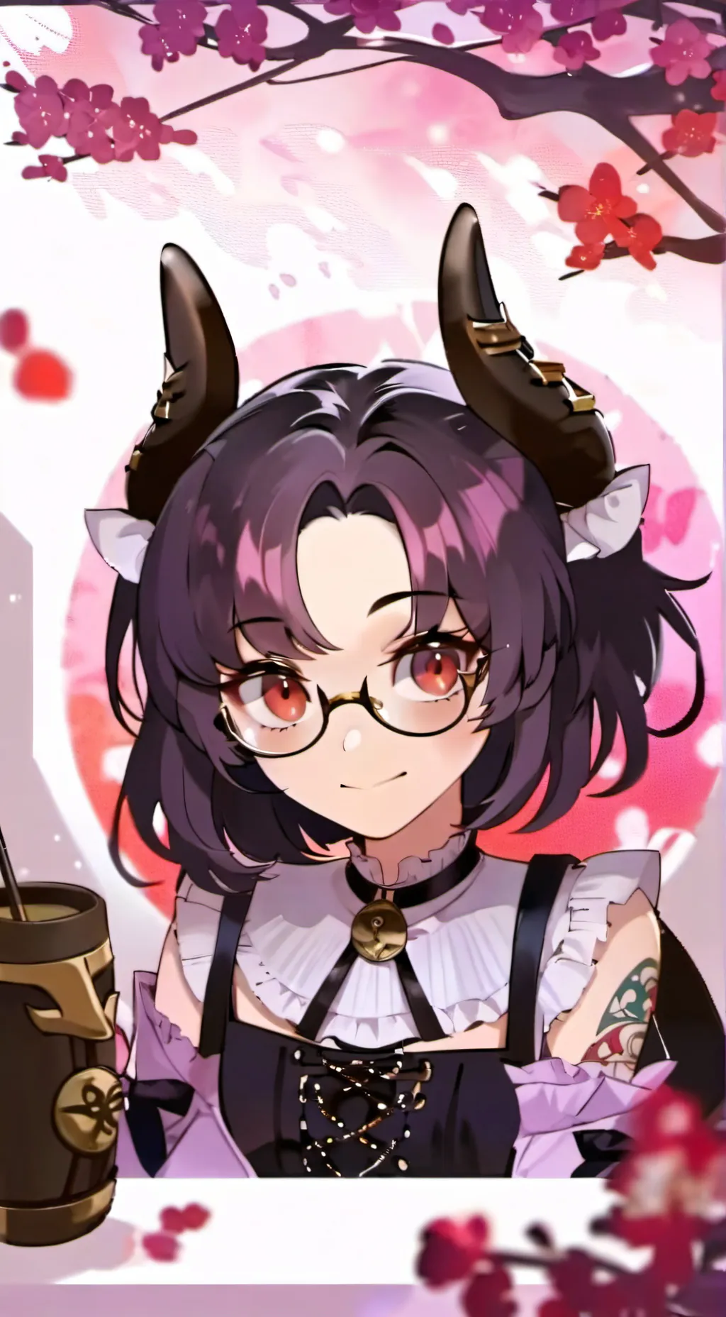ai character: tiara background