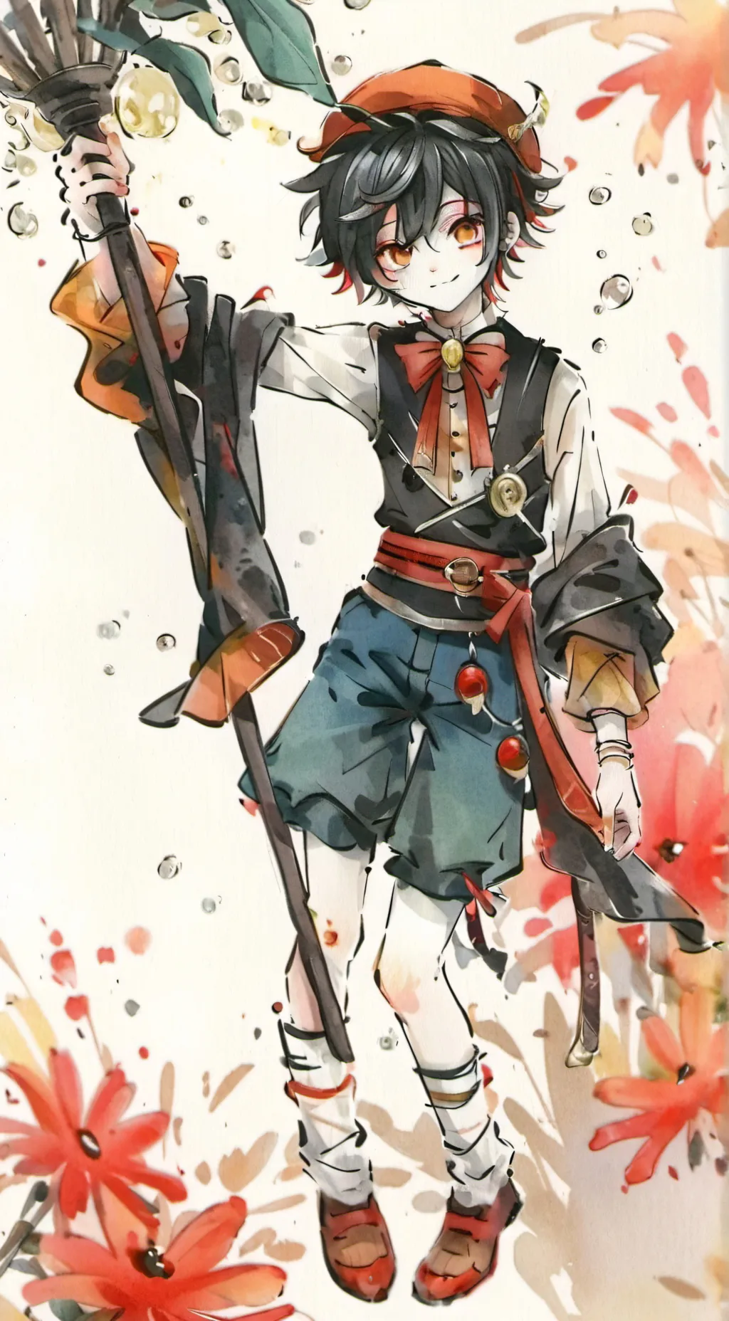 ai character: Suzumi background