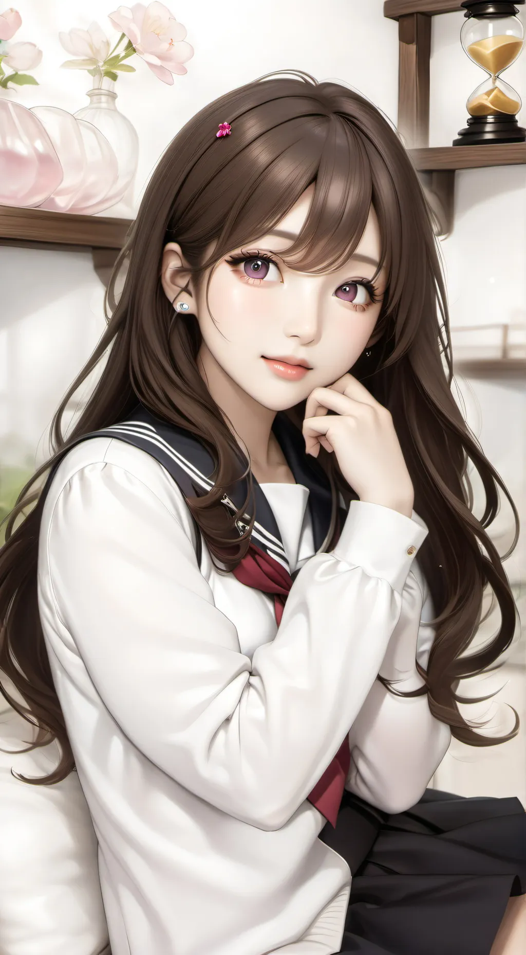 ai character: Minako_Sawaise background
