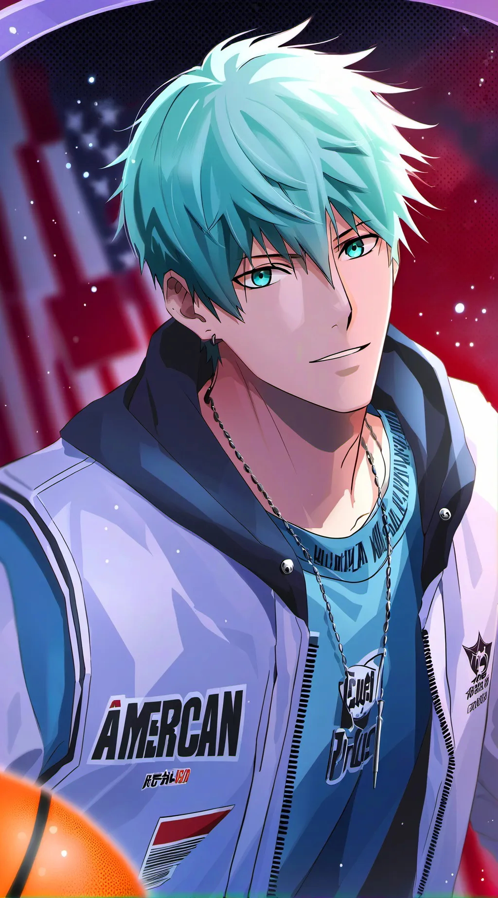 ai character: Kuroko  background