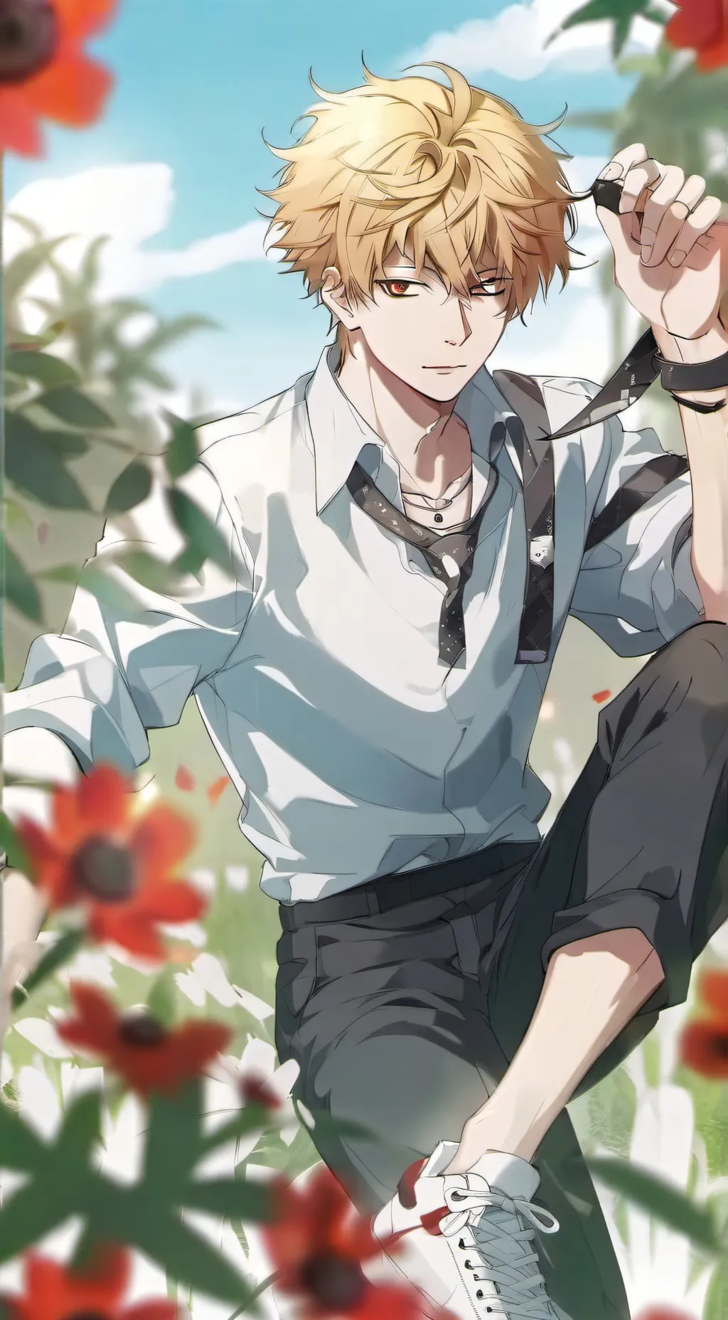 ai character: Bakudeku UwU background