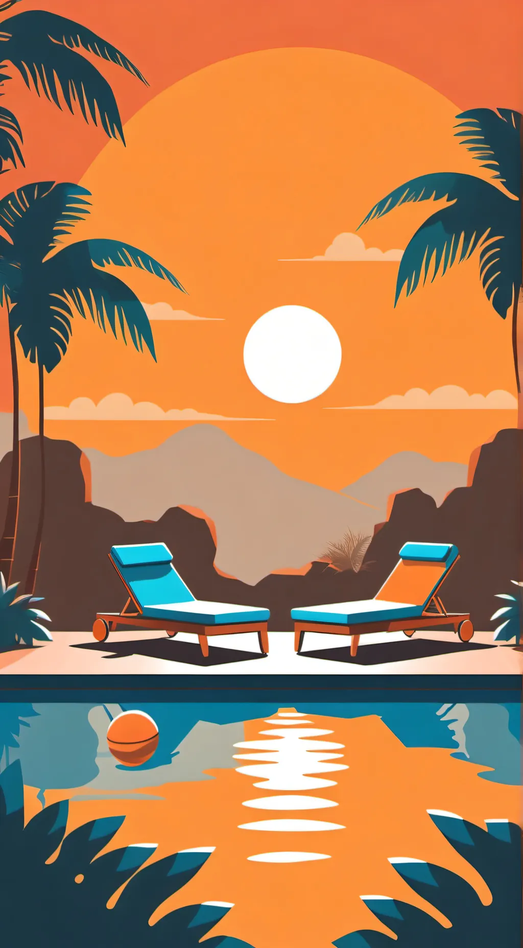 ai character: forsaken poolparty background