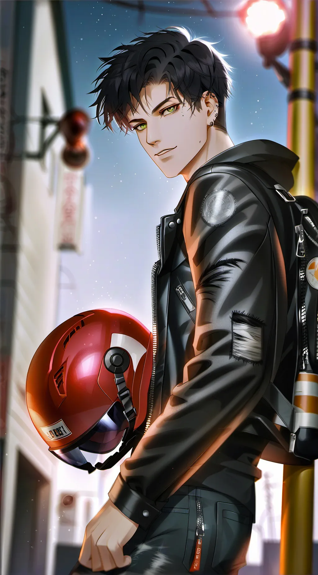 ai character: Ryder Blaze background